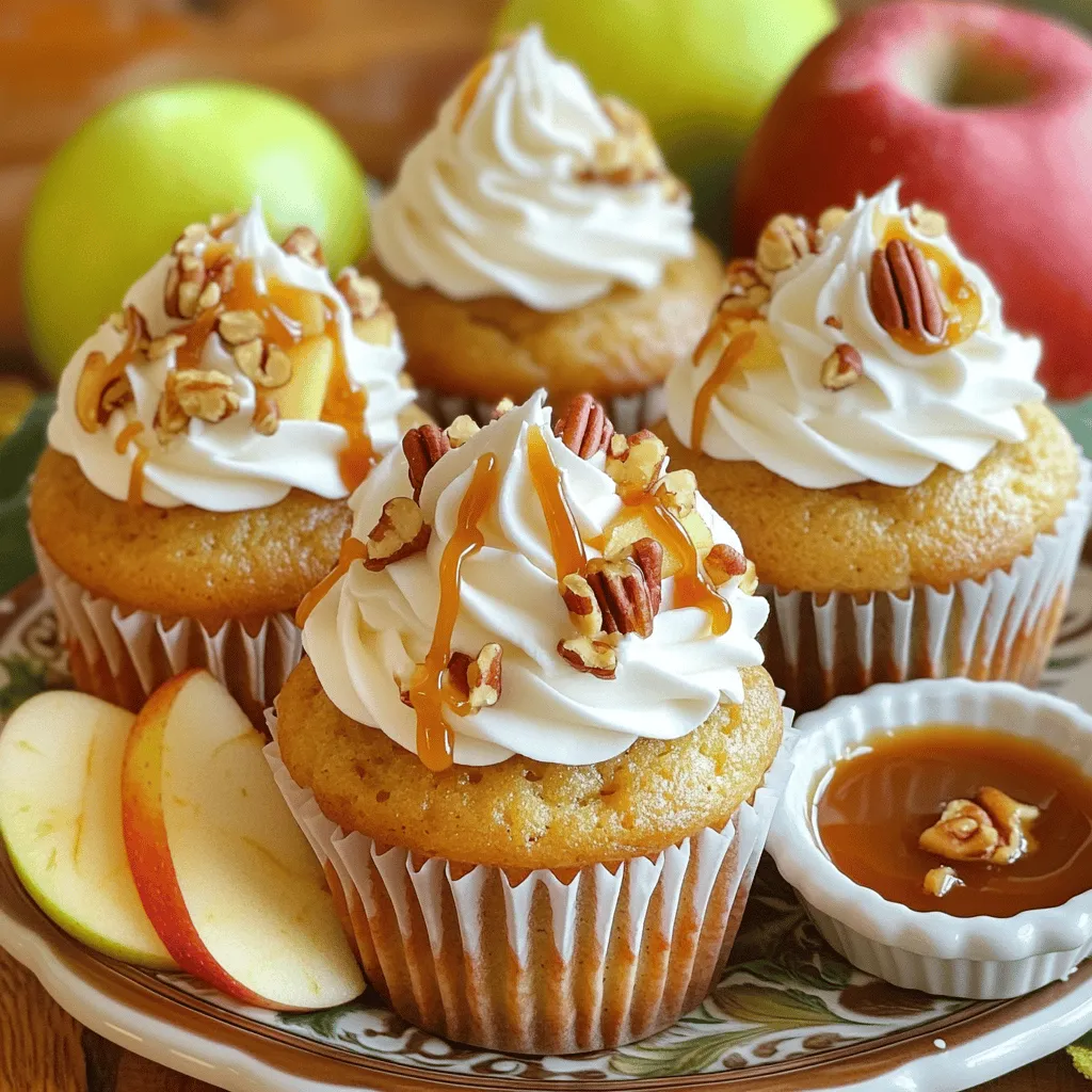 Caramel Apple Cupcakes Delightful and Simple Recipe