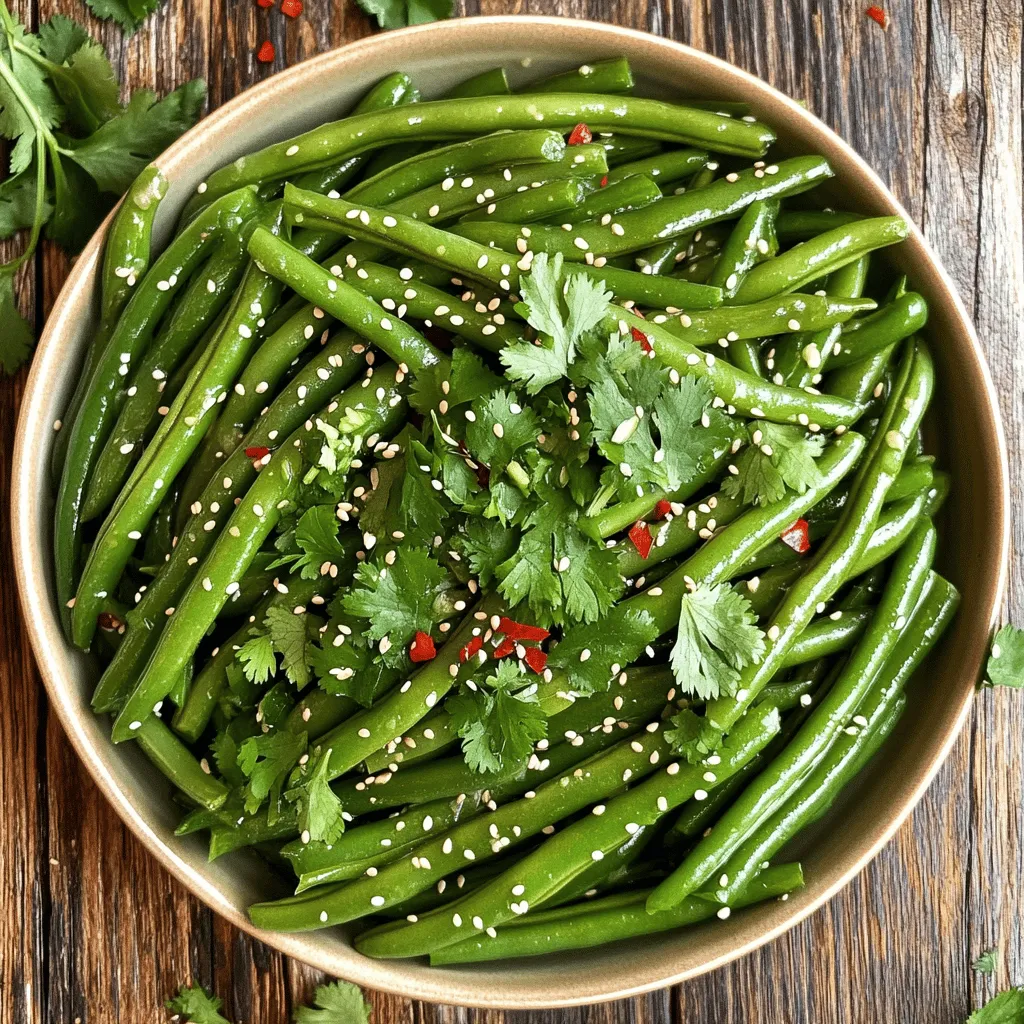 Garlic Ginger Green Beans Quick and Flavorful Dish