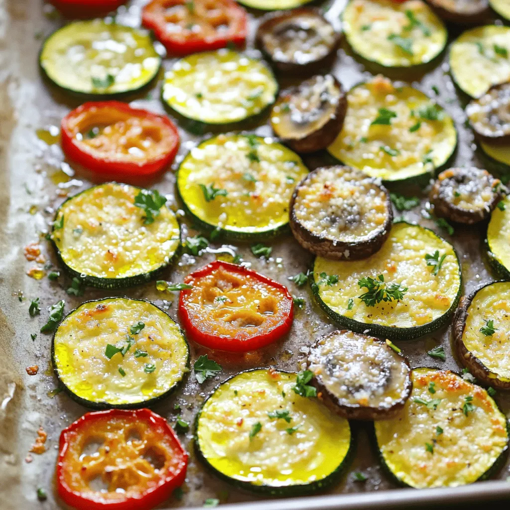 Easy Baked Zucchini and Mushrooms Flavorful Delight