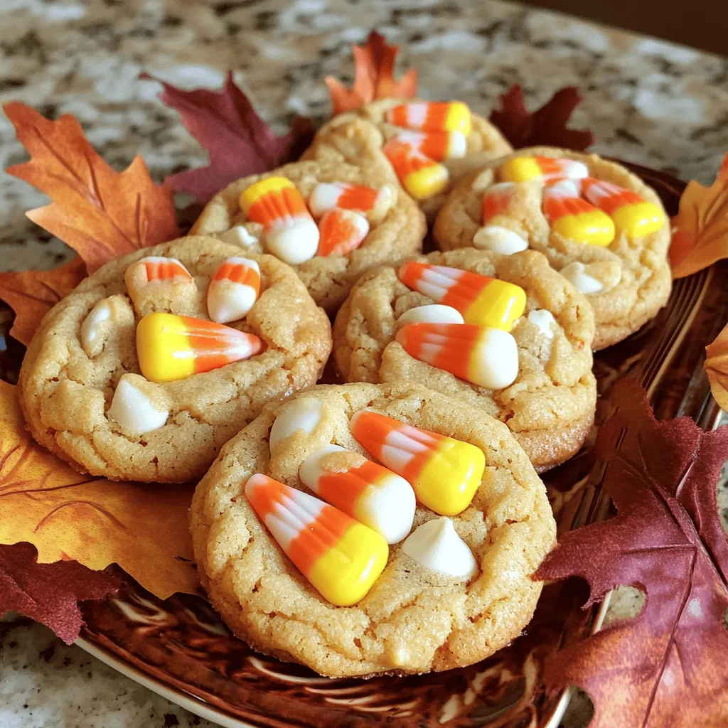 Candy Corn and White Chocolate Cookies Delightful Treat