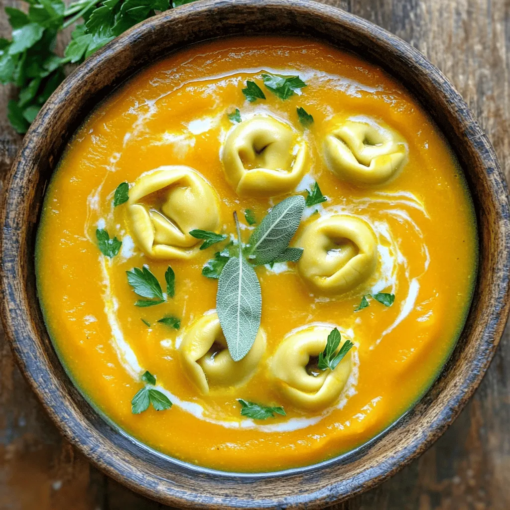 Cozy Butternut Squash Tortellini Soup Delightful Recipe