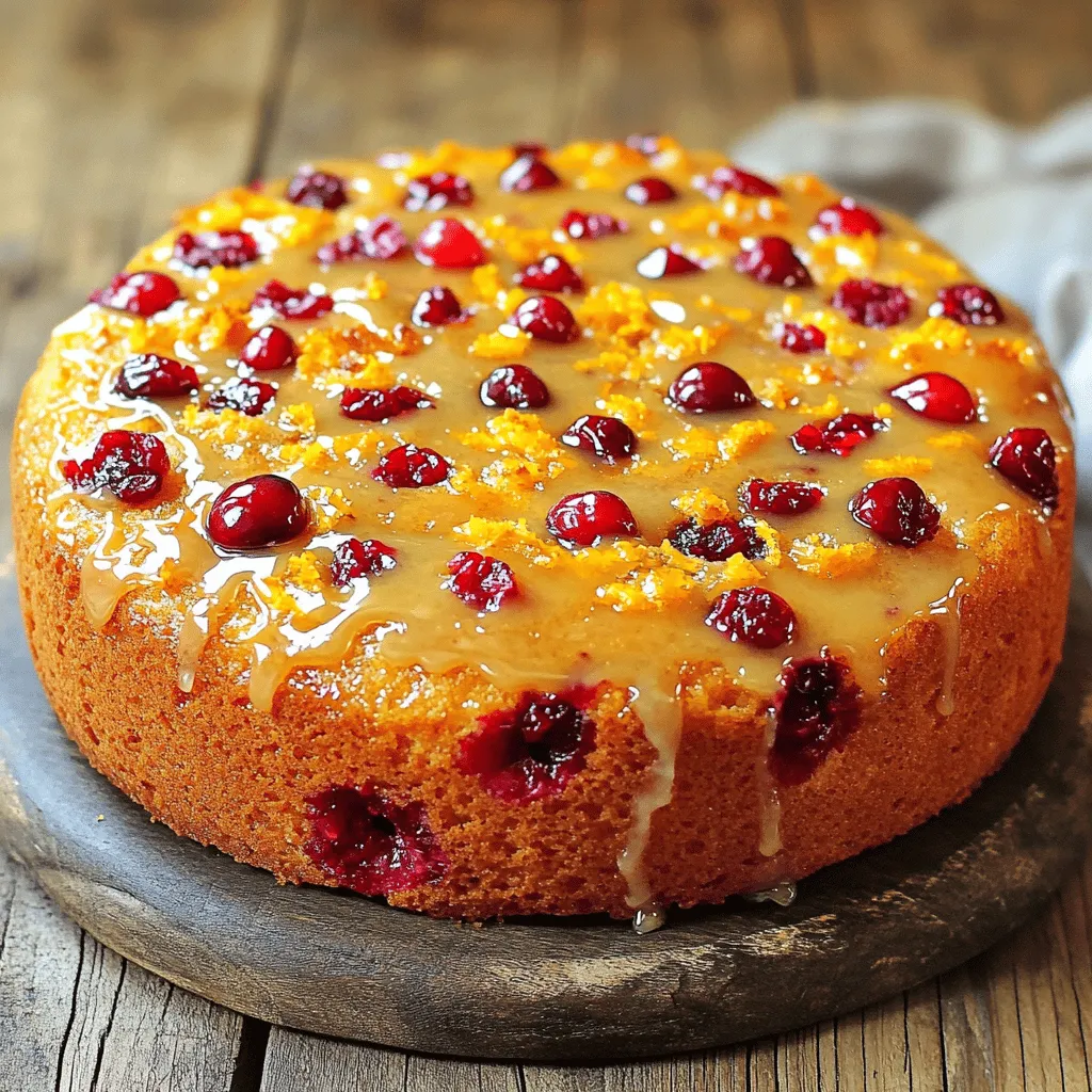 Cranberry Orange Breakfast Cake Tasty and Easy Recipe
