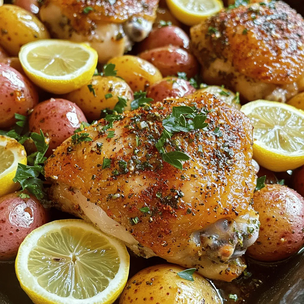 Sheet Pan Chicken and Potatoes Flavorful Dinner Recipe