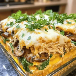 Here’s what you need for Keto Garlic Mushroom Chicken Casserole: - 2 cups cooked chicken, shredded - 2 cups mushrooms, sliced - 4 cloves garlic, minced - 1 cup heavy cream - 1 cup shredded mozzarella cheese - 1/4 cup grated Parmesan cheese - 1 cup spinach, chopped - 1 teaspoon dried thyme - 1 teaspoon paprika - Salt and pepper to taste - 2 tablespoons olive oil - Fresh parsley, for garnish This casserole is not just tasty; it’s also nutritious. Each serving packs a punch with protein and healthy fats. Here is a quick look at the nutritional breakdown: - Calories: Approximately 450 - Protein: 35g - Fat: 30g - Carbohydrates: 6g - Fiber: 2g This makes it perfect for a keto diet. For this recipe, I recommend using cooked chicken. You can use rotisserie chicken for ease, or bake your own chicken breast. Both options work well. You could also use thighs for more flavor and moisture. Just ensure your chicken is fully cooked and shredded for the best texture in the casserole. If you want to explore more about the recipe, check out the Full Recipe for detailed steps! First, gather your ingredients. For this dish, you need: - 2 cups cooked chicken, shredded - 2 cups mushrooms, sliced - 4 cloves garlic, minced - 1 cup heavy cream - 1 cup shredded mozzarella cheese - 1/4 cup grated Parmesan cheese - 1 cup spinach, chopped - 1 teaspoon dried thyme - 1 teaspoon paprika - Salt and pepper to taste - 2 tablespoons olive oil - Fresh parsley, for garnish Next, preheat your oven to 375°F (190°C). This ensures even cooking when you bake the casserole. In a large skillet, pour the olive oil and heat it over medium heat. Once hot, add the sliced mushrooms. Sauté them for about 5 minutes until they turn golden and brown. This step brings out their rich flavor. Now, add the minced garlic to the skillet. Cook it for 1-2 minutes until you can smell its aroma. Garlic adds a nice taste to the dish. Next, stir in the chopped spinach, dried thyme, paprika, salt, and pepper. Cook this mixture until the spinach wilts, which takes about 2 minutes. The colors will be vibrant and inviting. In a mixing bowl, combine the heavy cream, shredded mozzarella, and grated Parmesan cheese. Stir well until it forms a smooth mixture. In a large casserole dish, spread the cooked chicken evenly on the bottom. Pour the mushroom and spinach mixture over the chicken. Now, pour the cheese mixture on top. Make sure to spread it evenly so every bite is cheesy. Finally, bake the casserole in the preheated oven for 25-30 minutes. Look for a golden and bubbly top. Once it's done, take it out and let it sit for 5 minutes. This helps the flavors settle. Garnish with freshly chopped parsley before serving. This adds a lovely touch and color. Enjoy your Keto Garlic Mushroom Chicken Casserole! For the full recipe, check out the above details. To make your casserole shine, focus on these tips: - Use fresh mushrooms for a rich taste. - Sauté them until they are golden. This brings out their flavor. - Mix the cheeses well for a creamy texture. - Let the casserole sit after baking. This helps it set and makes serving easier. - Garnish with fresh parsley for a nice touch. Avoid these common pitfalls: - Don't skip the sauté step for mushrooms. This step adds depth to the dish. - Overcooking the casserole can make it dry. Keep an eye on the oven timer. - Forgetting to season can lead to bland flavors. A pinch of salt and pepper makes a big difference. - Using low-quality chicken may affect the dish's overall taste. Choose tender, juicy meat for the best results. Here are some must-have tools for this recipe: - A large skillet for sautéing. - A mixing bowl to combine your cheese and cream. - A casserole dish for baking. Choose one that holds at least 2 quarts. - A wooden spoon for easy mixing. - An oven mitt to protect your hands when removing the hot dish. For the Full Recipe, refer back to the ingredients and steps outlined. Happy cooking! {{image_2}} You can easily swap out some ingredients in this recipe. If you don’t have cooked chicken, use rotisserie chicken. It saves time and adds flavor. For the mushrooms, any type works. You can choose button, cremini, or even shiitake mushrooms. If you’re out of mozzarella, try cheddar or gouda for a new taste. If you want to make this dish even lower in carbs, you can replace the heavy cream with unsweetened almond milk. It cuts calories without losing creaminess. You can also add zucchini noodles instead of chicken. This adds a fresh crunch and keeps the meal light. For a dairy-free option, use cashew cream instead of cheese. To boost flavor, add a splash of white wine to the skillet when cooking the mushrooms. It adds depth and richness. You can also mix in some sun-dried tomatoes for a tangy twist. Fresh herbs like basil or oregano can brighten the dish. If you want some heat, sprinkle in red pepper flakes for a spicy kick. For the full recipe, check out the details provided earlier. Store your Keto Garlic Mushroom Chicken Casserole in an airtight container. This helps keep it fresh. Let the casserole cool down first. Then, put it in the fridge. It will last for about 3 to 4 days. When you want to reheat, you have a few options. You can use the oven or the microwave. If using the oven, set it to 350°F (175°C). Place the casserole in a baking dish and cover it with foil. Heat for about 15 to 20 minutes. If you're in a hurry, the microwave works too. Heat in short bursts of 1 to 2 minutes. Stir in between to ensure even heating. You can also freeze the casserole. First, let it cool completely. Then, wrap it tightly in plastic wrap and foil. This keeps out air and moisture. Label the container with the date. It can stay in the freezer for up to 3 months. When ready to eat, thaw it in the fridge overnight before reheating. This keeps the texture nice and creamy. For the full recipe, check out the details earlier in this article. Yes, you can make this dish ahead of time. Prepare the casserole up to the baking step. Cover it and store it in the fridge for up to 24 hours. When you are ready, just bake it as directed. This method saves time on busy days. Absolutely! This casserole is great for meal prep. You can portion it into individual servings. Store them in airtight containers. This way, you have tasty meals ready to go for the week. Just reheat in the oven or microwave before enjoying. Serve this casserole hot right from the oven. It looks great with a sprinkle of fresh parsley on top. You can also let it cool for a few minutes before serving. This helps the flavors settle. Use a spatula to scoop it onto plates. Some great side dishes include: - Steamed broccoli - Zucchini noodles - Salad with vinaigrette dressing - Cauliflower rice These options add freshness and balance to the meal. They keep the meal low-carb while adding more nutrition. For the full recipe, check out the details above. This blog post covered all you need for a delicious Keto Garlic Mushroom Chicken Casserole. You learned about key ingredients, proper cooking and baking methods, and smart storage tips. I shared useful tools and common mistakes to avoid. We also explored tasty variations to keep the dish exciting. As you try this recipe, remember to adjust it to your taste. Enjoy cooking and experimenting with flavors!