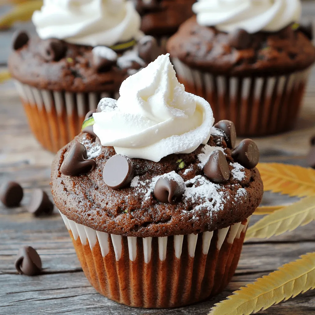 Chocolate Zucchini Cupcakes Rich and Moist Delight