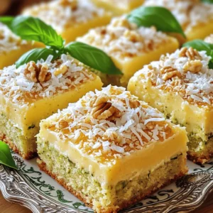 For a great zucchini cake, you need a few key items: - 2 cups grated zucchini (about 2 medium zucchinis) - 1 ½ cups all-purpose flour - 1 cup granulated sugar - ½ cup brown sugar, packed - 1 teaspoon baking soda - 1 teaspoon baking powder - 1 teaspoon ground cinnamon - ½ teaspoon nutmeg - ½ teaspoon salt - ¾ cup vegetable oil - 3 large eggs - 2 teaspoons vanilla extract These ingredients work together to create a moist and tasty cake. The grated zucchini adds moisture and a subtle flavor. The sugars give it sweetness, while the spices add warmth. You can add fun extras to your cake. Consider these options: - 1 cup chopped walnuts or pecans - 1 cup shredded coconut These add-ins give your cake crunch and texture. You can mix and match to find your favorite combination. For the perfect topping, you need simple ingredients for the frosting: - 8 oz cream cheese, softened - ½ cup unsalted butter, softened - 4 cups powdered sugar - 2 teaspoons vanilla extract You can also try flavor variations, such as: - Lemon zest for a fresh twist - Cocoa powder for a chocolate version This creamy frosting adds richness to your cake. It balances the sweetness and gives a lovely finish. For the full recipe, check out the detailed instructions. 1. Preheat oven and prepare the baking pan: Set your oven to 350°F (175°C). Greasing and flouring a 9x13 inch baking pan helps the cake come out easily. You can also line it with parchment paper for quick removal. 2. Allow zucchini to release moisture: In a big bowl, mix the grated zucchini with both sugars. Let this sit for about 10 minutes. This time allows the zucchini to release extra moisture. This step is key for a moist cake. 1. Combine wet and dry ingredients: In another bowl, whisk together the flour, baking soda, baking powder, cinnamon, nutmeg, and salt. This blend makes your dry mix. Next, add the vegetable oil, eggs, and vanilla to the zucchini mix. Stir until well combined. 2. Folding in nuts and coconut: Slowly add the dry mix to the wet mix. Stir gently until just combined. If you want a bit of crunch, fold in chopped walnuts or pecans. You can also add shredded coconut for extra flavor. 1. Pouring batter into pan: Pour the batter into your prepared baking pan. Use a spatula to spread it evenly. This helps the cake bake evenly. 2. Baking time and testing for doneness: Bake the cake for 30-35 minutes. Check if it's done by inserting a toothpick in the center. If it comes out clean, the cake is ready. Let it cool in the pan for about 15 minutes before moving it to a wire rack to cool completely. For the full recipe, refer to the earlier sections. To get a great texture in your zucchini cake, manage moisture well. Grate the zucchini and let it sit. This helps it release water. Use a clean towel to squeeze out extra moisture before mixing it in. Too much water can make the cake soggy. When mixing the batter, use a folding technique. This means gently combining the wet and dry ingredients. Stir until just mixed. Over-mixing can make the cake tough. You want it soft and fluffy! For a tasty finish, apply cream cheese frosting with care. Start from the center and spread out. Use a spatula for smooth edges. If you like, add extra toppings like chopped nuts or shredded coconut for texture. When serving, cut the cake into squares. Place them on a pretty platter. Add a sprinkle of coconut on top for a nice touch. You can also add fresh herbs like basil for color. To keep your zucchini cake fresh, store it in an airtight container. It stays moist this way. You can keep it at room temperature for a few days. If you want it to last longer, put it in the fridge. When reheating, use the microwave for quick warming. A few seconds at a time works best. You can also use the oven at a low temperature. This keeps the cake soft and tasty. {{image_2}} You can customize your zucchini cake to suit your taste buds. One fun option is a chocolate zucchini cake. Just add cocoa powder to the dry mix. The chocolate pairs well with the zucchini, making it rich and moist. Another great idea is to spice it up. Try adding ginger or cloves for a warm kick. This will give your cake a cozy flavor, perfect for chilly days. Want to make your cake a bit healthier? You can substitute sugars. Use honey or maple syrup instead of granulated sugar. This change can cut down on refined sugars. Another option is to use whole wheat flour. This gives your cake more fiber and nutrients. If you need a gluten-free cake, try almond flour or a gluten-free blend. Both can work well in this recipe. Making mini zucchini muffins or cupcakes can be a fun twist. These bite-sized treats are perfect for kids or parties. Just adjust the bake time to about 15-20 minutes for smaller servings. You can also use mini loaf pans for individual servings. This way, everyone gets their own little cake. Just keep an eye on them while baking to avoid overcooking. For the full recipe, check out the Irresistible Zucchini Cake section. What drinks go with zucchini cake? I love pairing it with a hot cup of tea or coffee. The warmth of these drinks balances the sweet flavors of the cake. A cold glass of milk also works well. For a fun twist, try serving it with a fruity iced tea. What sides or salads work well with zucchini cake? A light fruit salad adds freshness. You can mix berries and citrus for a bright touch. A simple green salad with a tangy vinaigrette also complements the cake nicely. How can I enhance summer gatherings? For summer, serve zucchini cake chilled. Add a scoop of vanilla ice cream on top for a refreshing treat. You can also top it with fresh berries to make it pop. What festive ideas can I use for holidays? During the holidays, decorate the cake with festive sprinkles or edible glitter. You can also use seasonal fruits like cranberries or pomegranate seeds to add color and flavor. What are some breakfast options? Zucchini cake makes a great morning treat. You can slice it and toast it lightly. A dollop of yogurt on top adds creaminess and tang. How can I use zucchini cake as a dessert? You can turn leftovers into a fun dessert. Serve it with whipped cream and a drizzle of chocolate sauce. This twist makes it perfect for any dinner party. For the full recipe, check out the Irresistible Zucchini Cake. How to prevent soggy zucchini cake? To stop your zucchini cake from being soggy, you should remove excess moisture. After grating the zucchini, place it in a clean towel and squeeze out the water. This step helps keep your cake light and fluffy. Also, do not overmix the batter. Mixing too much can add air and lead to a dense cake. Can I freeze zucchini cake? Yes, you can freeze zucchini cake! After it cools, wrap it in plastic wrap. Then place it in a freezer bag. It can stay fresh for up to three months. To enjoy, simply thaw it in the fridge overnight. What can I use instead of eggs? If you need an egg substitute, use unsweetened applesauce. One quarter cup of applesauce equals one egg. You can also try mashed bananas or flaxseed meal mixed with water. These options work well in keeping the cake moist. Can I substitute zucchini with other vegetables? You can! Grated carrots or apples are great substitutes. These vegetables add their own flavor and moisture. If you use apples, consider reducing the sugar slightly, as they are sweet. How do I know when my zucchini cake is done? To check if your cake is ready, insert a toothpick in the center. If it comes out clean, the cake is done. If you see wet batter on the toothpick, bake it for a few more minutes. What if I don’t have cream cheese for frosting? If you lack cream cheese, you can use butter or Greek yogurt instead. Mix butter with powdered sugar and a splash of vanilla for a nice frosting. Greek yogurt adds tang and creaminess, too. For the full recipe, check out the Irresistible Zucchini Cake section. Zucchini cake is a delightful treat that stands out. You need grated zucchini, flour, sugars, and eggs for a tasty base. Add nuts or coconut for extra flavor. Remember to manage moisture well and layer on that cream cheese frosting. You can try fun variations like chocolate or healthier options, too. Enjoy this versatile cake at gatherings or as an everyday snack. With these tips, you'll create a delicious dessert that everyone will love. Zucchini cake can be a new favorite at your table!