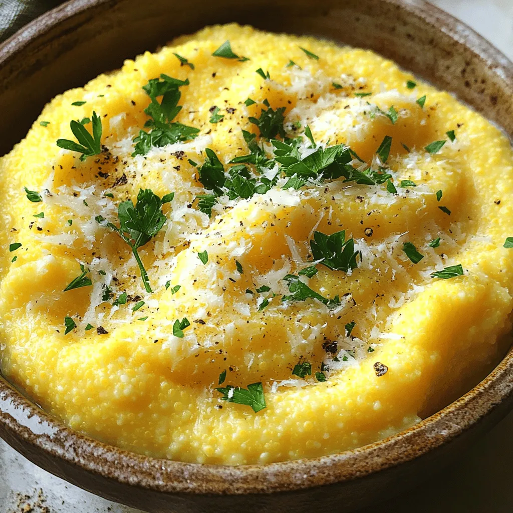 Creamy Italian Polenta with Parmesan Delight Recipe