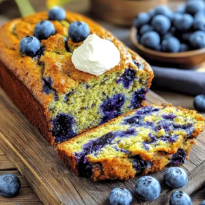 When making delicious blueberry zucchini bread, you need fresh, simple ingredients. This mix of flavors creates a moist, tasty treat. Here’s what you will need: - 1 medium zucchini (about 1 cup shredded) - 1 cup fresh blueberries (or frozen) - 1 cup all-purpose flour - 1/2 cup whole wheat flour - 1 teaspoon baking soda - 1/2 teaspoon baking powder - 1 teaspoon ground cinnamon - 1/4 teaspoon salt - 1/2 cup granulated sugar - 1/4 cup brown sugar - 1/2 cup unsweetened applesauce - 1/4 cup vegetable oil - 2 large eggs - 1 teaspoon vanilla extract - Optional: 1/2 cup chopped walnuts or pecans Using these ingredients makes the bread rich in flavor and nutrition. The zucchini keeps it moist, while blueberries add a sweet burst. I often choose fresh blueberries in season, but frozen works great too. You can also swap in nuts for a delightful crunch. For the full recipe, check out the details above. 1. Preheat your oven to 350°F (175°C) and grease a 9x5 inch loaf pan. This step helps the bread not stick. 2. In a medium bowl, grate one medium zucchini. You want about one cup. Set it aside in a fine mesh colander to drain while you prepare the batter. Draining helps keep the bread from getting soggy. 3. In a large mixing bowl, mix the dry ingredients. Combine one cup all-purpose flour, half a cup whole wheat flour, one teaspoon baking soda, half a teaspoon baking powder, one teaspoon ground cinnamon, and a quarter teaspoon salt. Whisk these together until they’re well combined. 1. In another bowl, whisk together your wet ingredients. Mix half a cup granulated sugar, a quarter cup brown sugar, half a cup unsweetened applesauce, a quarter cup vegetable oil, two large eggs, and one teaspoon vanilla extract. It should be smooth and creamy. 2. Gently fold the wet ingredients into the dry ingredients. Be careful! Don't overmix. This keeps the bread light and fluffy. 3. Squeeze any extra moisture from the shredded zucchini. Fold it into the batter along with one cup of fresh blueberries. If you like, add half a cup of chopped walnuts or pecans for extra crunch. 1. Pour the batter into your prepared loaf pan. Smooth the top with a spatula to make it even. 2. Bake the bread in your preheated oven for 50 to 60 minutes. Check for doneness by inserting a toothpick into the center. It should come out clean. 3. Once done, let the bread cool in the pan for 10 minutes. Then, transfer it to a wire rack to cool completely. This helps it set and makes it easier to slice. Now, you have a delightful blueberry zucchini bread ready to enjoy! For the full recipe, check the section above. - How to ensure a moist bread To keep your bread moist, use fresh zucchini. Squeeze out excess water to prevent sogginess. Adding applesauce helps add moisture too. - Importance of measuring ingredients accurately Measure your flour and sugars properly. Too much flour makes the bread dry. Use a kitchen scale for the best results. - Testing for doneness To check if your bread is done, use a toothpick. Insert it into the center; it should come out clean. If it has batter on it, bake a bit longer. - Best spices to pair with blueberries and zucchini Ground cinnamon is perfect with blueberries. Nutmeg adds warmth and richness. You can also try ginger for a unique twist. - Adding nuts for crunch Chopped walnuts or pecans add a nice crunch. They also complement the soft texture of the bread. Mix them in with the blueberries for an even bake. - Topping ideas: cream cheese spread, fresh fruit Serve slices with cream cheese spread for extra flavor. Fresh blueberries on top add color and taste. You can also drizzle honey for sweetness. For the full recipe, check out the Delicious Blueberry Zucchini Bread recipe. {{image_2}} You can easily change ingredients to fit your needs. If you want a gluten-free option, use almond or coconut flour. These flours work well and keep the bread tasty. For those who avoid dairy, swap in almond milk for regular milk. You can also use coconut oil instead of vegetable oil for a dairy-free treat. When it comes to sweeteners, you have choices. Honey adds a nice touch of sweetness. Maple syrup is another great option. Both will change the flavor but keep the bread moist and yummy. Mix-ins can take your bread to the next level. You might try adding bananas for a richer flavor. Apples also add sweetness and moisture. If you're feeling adventurous, toss in chocolate chips for a fun twist. Seasonal spices can enhance the taste too. A pinch of nutmeg or cardamom can add warmth and depth. These spices pair well with blueberry and zucchini. It is a simple way to make your bread special. For the full recipe, see the earlier section. To keep your blueberry zucchini bread fresh, follow these tips: - Wrap it up: Use plastic wrap or foil. This helps seal in moisture and flavor. - Refrigerate: Place the wrapped bread in the fridge. It stays good for about a week. - Freeze for later: If you want to store it longer, slice the bread first. Wrap each slice in plastic wrap, then put them in a freezer bag. It can last up to three months in the freezer. When it's time to enjoy your bread again, here’s how to reheat it: - Microwave: For a quick warm-up, heat a slice for about 15 to 20 seconds. This makes it soft and cozy. - Oven: For a crispier texture, preheat your oven to 350°F. Place the whole loaf or slices on a baking sheet. Heat for 10 to 15 minutes. - Serving ideas: Once reheated, serve with butter or cream cheese. You can also pair it with a fresh fruit salad for a tasty treat. Feel free to try these methods and enjoy your delicious blueberry zucchini bread! For the complete recipe, check out the Full Recipe section. Can I use frozen blueberries in this recipe? Yes, you can use frozen blueberries. They will work just fine. Just add them without thawing. This keeps the bread moist and tasty. What is the best way to shred zucchini? The best way is to use a box grater. Grate the zucchini until you have about one cup. Then, let it drain in a colander. This helps remove extra water. How do I know when the bread is fully cooked? You can check by inserting a toothpick into the center of the loaf. If the toothpick comes out clean, the bread is done. If not, bake it a few more minutes. What can I serve with blueberry zucchini bread? You can serve it with cream cheese or butter. Fresh fruit like strawberries or raspberries pairs well too. A cup of tea or coffee makes it special. How long can I keep the bread fresh? You can keep the bread fresh for about three days at room temperature. Store it in an airtight container for best results. Can I make mini loaves instead of one large loaf? Yes, you can! Just divide the batter into smaller loaf pans. Bake for 30-40 minutes, checking for doneness with a toothpick. This blog post covered the easy steps to make delicious blueberry zucchini bread. We looked at the key ingredients, from fresh blueberries to zucchini. I provided helpful tips for baking and storage, ensuring your bread stays fresh and tasty. You can personalize this recipe with your favorite mix-ins or flavors. Whether using gluten-free flour or adding nuts, the options are endless. Enjoy making and sharing this tasty treat!