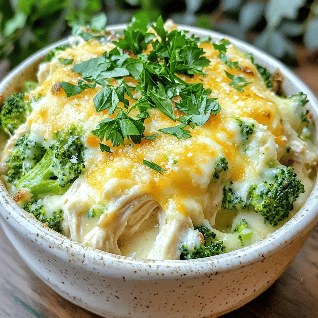 Keto Chicken Alfredo Bake Creamy Low-Carb Delight