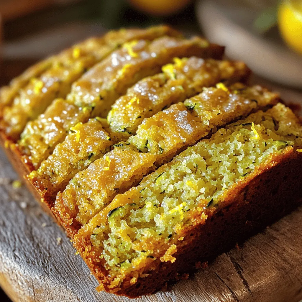 Lemon Zucchini Bread Fresh and Flavorful Delight