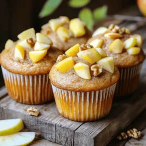 - 2 cups all-purpose flour - 1 cup granulated sugar - 1 tablespoon baking powder - 1 teaspoon baking soda - 1 teaspoon ground cinnamon - ½ teaspoon salt - 1 large egg - ¾ cup milk - ½ cup vegetable oil - 2 cups apples, peeled and diced - ½ cup chopped walnuts (optional) - 1 tablespoon brown sugar (for topping) - 1 teaspoon ground cinnamon (for topping) For this recipe, I focus on fresh apples. Granny Smith or Honeycrisp work best. Their tartness balances the sweet muffins. You’ll also need basic baking items, which you may already have at home. - Each muffin has about 200 calories. - They contain 8 grams of fat, 3 grams of protein, and 30 grams of carbohydrates. - These muffins are vegetarian-friendly. For nut-free options, skip the walnuts. Knowing the nutrition helps you enjoy these treats without worry. Now that you gathered your ingredients, let’s move on to making these tasty muffins! Check the Full Recipe for detailed steps. 1. Preheat your oven to 375°F (190°C). 2. Line a muffin tin with paper liners or grease it lightly. 3. In a large bowl, mix the dry ingredients. 4. Combine 2 cups of flour, 1 cup of sugar, 1 tablespoon of baking powder, 1 teaspoon of baking soda, 1 teaspoon of ground cinnamon, and ½ teaspoon of salt. 1. In another bowl, whisk together 1 large egg, ¾ cup of milk, and ½ cup of vegetable oil. 2. Mix until smooth and fully combined. 1. Pour the wet mixture into the dry mixture. 2. Stir gently until just combined. Do not overmix! 3. Fold in 2 cups of peeled and diced apples and ½ cup of walnuts if you like. 4. Use a scoop or spoon to fill each muffin cup about ¾ full with batter. 1. Bake in your preheated oven for 18-20 minutes. 2. Check for doneness by inserting a toothpick into the center. It should come out clean. - How to avoid overmixing the batter: Mix the wet and dry ingredients gently. Stir until you see no dry flour. A few lumps are okay. This keeps the muffins light and fluffy. Overmixing makes them tough. - Ensuring even apple distribution: Cut the apples into small, even pieces. Fold them in gently with the batter. This way, each bite has a taste of apple goodness. If apples are too big, they sink to the bottom. - Best practices for storing muffins: Once cooled, place muffins in an airtight container. Keep them at room temperature for up to three days. For longer storage, use the fridge or freezer. - Reheating recommendations: To reheat, use the microwave for about 10-15 seconds. You can also warm them in the oven at 350°F (175°C) for five minutes. This brings back their fresh-baked taste. - Serving suggestions with garnishes: Serve the warm muffins on a rustic wooden board. Add a few apple slices on the side. A sprinkle of cinnamon on top gives them a cozy look. - Pairing with beverages: Enjoy these muffins with a cup of coffee or tea. They also pair well with hot cider. This makes for a perfect autumn snack. {{image_2}} You can make your apple cinnamon muffins even more tasty. Try adding a pinch of nutmeg for warmth. A splash of vanilla will bring out the sweetness. Both spices work wonders with apples. You can also switch up the apples. Granny Smith gives a tart taste, while Honeycrisp adds sweetness. Mix and match to find your favorite. If you need gluten-free muffins, use a gluten-free flour blend. Make sure it has xanthan gum for the right texture. For a dairy-free option, almond milk or oat milk work great. These swaps keep the muffins soft and delicious. Consider replacing granulated sugar with honey or maple syrup. These natural sweeteners add flavor and moisture. You can also add oats or seeds to the batter. These ingredients boost nutrition and add nice texture. Explore these variations to make the recipe your own! For the complete recipe, check out the Full Recipe section. This recipe takes about 15 minutes to prep and 20 minutes to bake. You will get 12 warm and fluffy muffins. For a great look, serve them on a wooden board. Add some apple slices and a sprinkle of cinnamon on top. This gives a cozy touch and invites everyone to enjoy. Perfect for sharing with friends or family! To whip up these delightful treats, check out the complete recipe for cozy apple cinnamon muffins [Full Recipe]. How do I keep my muffins from sticking to the pan? To prevent sticking, use paper liners or grease the pan well. You can use cooking spray or a small amount of vegetable oil. This creates a barrier between the muffins and the pan. Can I make the batter ahead of time? Yes, you can prepare the batter ahead of time. Just store it in the fridge for up to 2 hours. When ready to bake, bring it back to room temperature. Mix gently before filling the muffin cups. How do I know when muffins are done baking? Muffins are done when a toothpick inserted in the center comes out clean. They should also be golden brown on top. If they are still wet, bake a few minutes longer. What type of apples are best for baking? Granny Smith and Honeycrisp are great for baking. They hold their shape well and add a nice tart flavor. You can also try Fuji or Braeburn for a sweeter taste. Can I use frozen apples instead of fresh? Yes, you can use frozen apples. Just make sure to thaw and drain them first. This helps keep the batter from getting too watery. How long do these muffins stay fresh? Apple cinnamon muffins stay fresh for about 2 to 3 days at room temperature. Store them in an airtight container to keep them soft. Can I freeze apple cinnamon muffins? Yes, you can freeze these muffins. Wrap each one in plastic wrap and place them in a freezer bag. They can last up to 3 months in the freezer. Just thaw them at room temperature when you’re ready to enjoy! This blog post covered a simple and tasty apple cinnamon muffin recipe. You learned about key ingredients, step-by-step instructions, and useful tips. Variations and substitutions offer fun ways to tailor your muffins. In my view, these muffins are a great choice for any occasion. They bring warmth and comfort. I hope you enjoy baking them as much as I do!