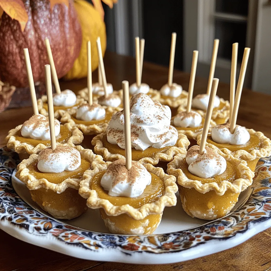 Mini Pumpkin Pie Pops Easy Festive Treats