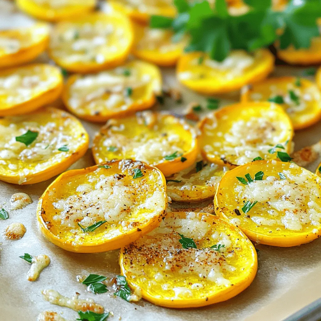 Crispy Garlic Parmesan Squash Chips Simple and Tasty