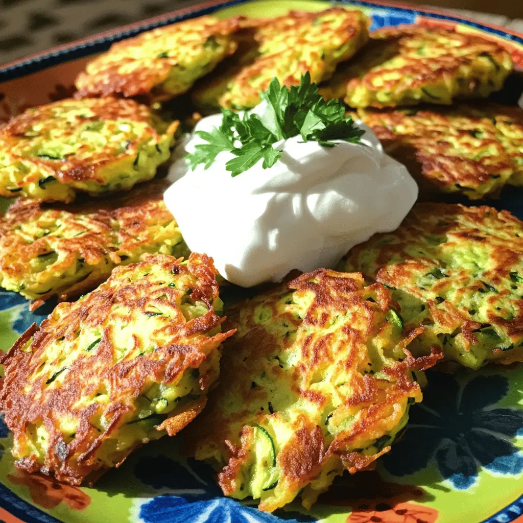 Zucchini Fritters Crisp and Flavorful Snack Delight