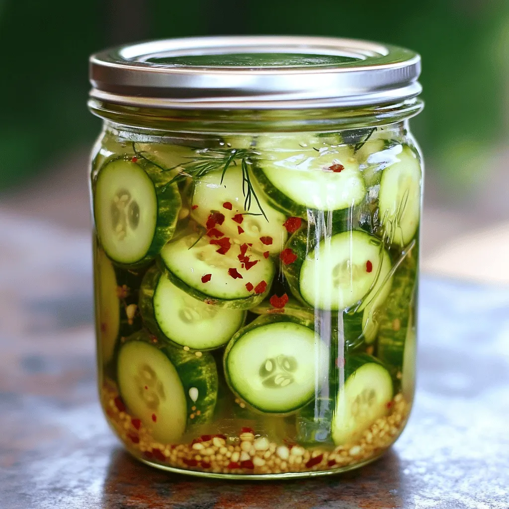 Overnight Refrigerator Pickles Crunchy and Easy Recipe