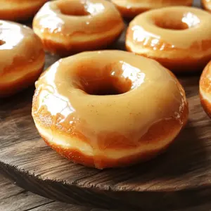 For these maple glazed donuts, you need simple ingredients that create a tasty treat. The dough is soft and fluffy, while the glaze adds a sweet touch. You can find the full recipe below. - 2 cups all-purpose flour - 3/4 cup granulated sugar - 1 tablespoon baking powder - 1/2 teaspoon salt - 1/2 teaspoon ground cinnamon - 1/4 teaspoon nutmeg - 3/4 cup whole milk - 2 large eggs - 1/4 cup unsalted butter, melted - 1 teaspoon vanilla extract - 1 cup maple syrup - 1 cup powdered sugar - Vegetable oil for frying These ingredients come together to make a delicious donut. The flour gives structure, while the sugar adds sweetness. Baking powder makes the donuts rise. The spices bring warmth and flavor. You can swap some ingredients if needed. For a healthier twist, use whole wheat flour instead of all-purpose flour. Almond milk can replace whole milk for a dairy-free option. You can also use coconut oil instead of unsalted butter for a different flavor. If you don't have maple syrup, honey or agave syrup works too, though the taste will change slightly. Start by gathering your ingredients for the donuts. This makes the process smooth and fun. In a big mixing bowl, whisk together the flour, sugar, baking powder, salt, cinnamon, and nutmeg. Mix until everything blends well. In another bowl, whisk the milk, eggs, melted butter, and vanilla until smooth. Pour these wet ingredients into the dry mix. Stir gently until just combined. The batter should be thick but not too stiff. Now, cover your bowl with plastic wrap. Chill the donut batter in the fridge for about 30 minutes. This step helps the batter firm up. A thick batter makes for better donuts. While the batter chills, you can prepare your frying area. Get your deep fryer or large pot ready. Heat vegetable oil in your fryer or pot to 350°F (175°C). Once the oil is hot, it’s time to fry. Use a piping bag or a zip-lock bag with the corner cut off to pipe the batter. You can either use a donut cutter or just drop shapes directly into the oil. Fry each donut for about 2-3 minutes per side until they turn golden brown. Use a slotted spoon to lift the donuts out and place them on a paper towel-lined plate to drain excess oil. Now, your delicious homemade donuts are almost ready! For the glaze, mix maple syrup and powdered sugar in a bowl. Dip each warm donut into this glaze, letting the extra drip off. Place the donuts on a cooling rack. Let the glaze set before you enjoy your sweet treat. If you want the full recipe, check the section above! To make a smooth, shiny glaze, mix one cup of maple syrup with one cup of powdered sugar. Stir until there are no lumps. For extra flavor, add a touch of vanilla extract. It makes the glaze even richer. Dip your warm donuts into the glaze right after frying. This helps the glaze stick better. Let the excess glaze drip off before placing them on a cooling rack. The glaze will set nicely as they cool. Frying can be fun but needs care. Always heat the oil in a deep fryer or a large pot. Use a thermometer to check the oil temperature. It should be 350°F (175°C). If the oil is too hot, the donuts will burn. If it's too cool, they will soak up too much oil. Always have a slotted spoon ready to remove the donuts. Keep a fire extinguisher handy, just in case. Never leave hot oil unattended. The donut batter should be thick but smooth. Mix the dry and wet ingredients until they just come together. Overmixing can make the donuts tough. Chilling the batter for 30 minutes helps make them light and airy. When frying, aim for a golden brown color. This shows they are cooked through. Freshly fried donuts are soft and fluffy. Store-bought donuts can’t compare to this homemade delight. Each bite should melt in your mouth! {{image_2}} Maple bacon donuts bring a sweet and salty twist. I love the crunch of crispy bacon on top. To make these, prepare the basic donut recipe. After glazing, sprinkle crispy bacon bits on top. The smoky taste of bacon pairs perfectly with the sweet maple glaze. This combo makes breakfast feel special. Vegan maple glazed donuts are a great option for plant lovers. Replace the eggs and milk in the recipe. Use almond milk or oat milk instead of whole milk. For eggs, try using flaxseed meal mixed with water. The glaze stays the same, giving you that sweet maple flavor. These donuts look and taste amazing, even without animal products. Mini maple donuts are fun and perfect for sharing. To make them, use a mini donut pan. This keeps the size small and cute. You can still use the same ingredients from the full recipe. Just reduce the baking time to about 5-7 minutes. Glaze them the same way, and enjoy these bite-sized treats! To keep your maple glazed donuts fresh, store them in an airtight container. This helps keep the donuts soft. Make sure to place parchment paper between the layers to prevent sticking. Store them at room temperature for up to two days. If you live in a humid area, consider refrigerating them. You can freeze these donuts if you want to save some for later. Let the donuts cool completely before freezing. Place them in a single layer on a baking sheet. Freeze for about an hour, then move them to a freezer bag or container. They can last up to three months in the freezer. To keep the glaze fresh, consider freezing the donuts without the glaze. When you're ready to enjoy your frozen maple glazed donuts, take them out of the freezer. Let them thaw at room temperature for about 30 minutes. For a warm treat, you can reheat them in the oven or microwave. If using an oven, preheat it to 350°F (175°C) and heat the donuts for about 5-7 minutes. If using a microwave, heat them in short bursts of 10-15 seconds to avoid making them tough. Enjoy your sweet maple dreams fresh and warm! Maple glazed donuts can last for about two days at room temperature. If you want them to stay fresh longer, store them in an airtight container. You can also keep them in the fridge for up to a week. Just remember, they taste best when fresh! Yes, you can make maple glazed donuts ahead of time! You can fry the donuts a day before and keep them in an airtight container. Just glaze them right before serving. This way, they stay fresh and tasty. Maple glazed donuts contain several common allergens, including wheat, eggs, and dairy. The flour and butter are key ingredients. If you make them with substitutes, you can avoid some allergens. For example, use almond milk instead of whole milk for a dairy-free option. You now have all the steps to make delicious maple glazed donuts. From the key ingredients to cooking methods, you learned what matters. Use my tips to get the perfect texture and glaze for your treats. Remember, variations can make baking fun, and proper storage keeps your donuts fresh. Donuts are great for sharing or enjoying alone. With this recipe in hand, you can impress friends and family. Cooking these treats can be a fun adventure. Enjoy each bite of your sweet success.