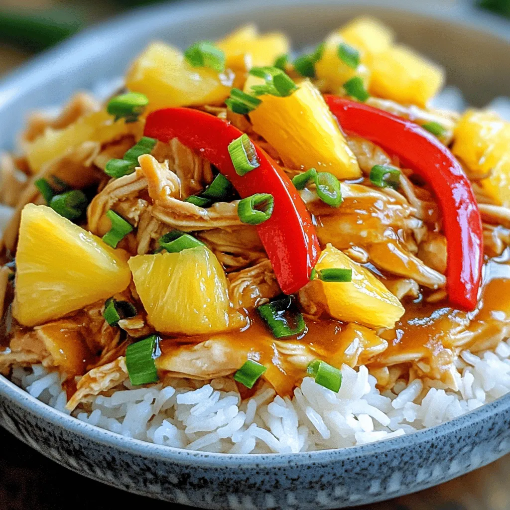 Easy Slow Cooker Hawaiian Chicken Delightful Recipe