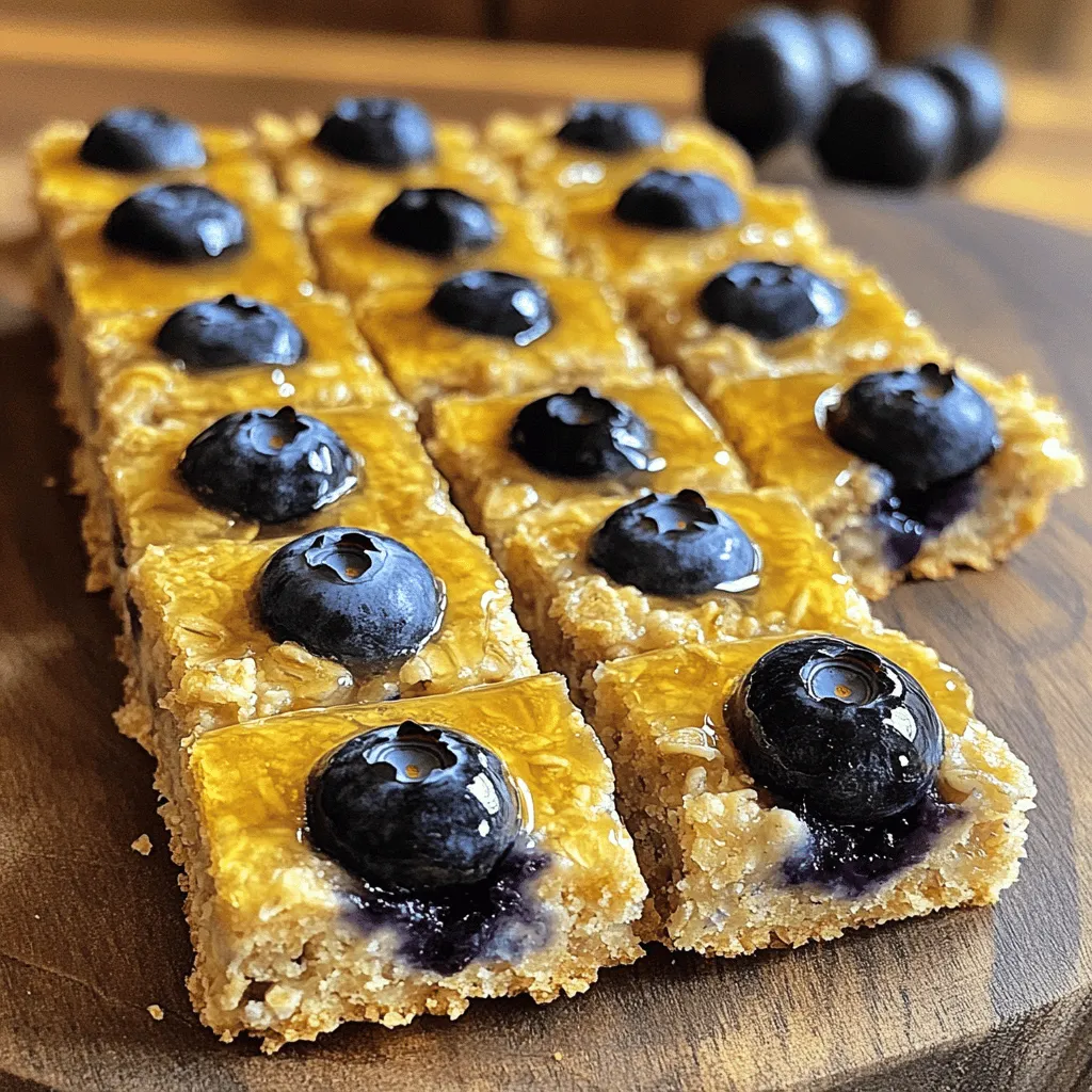 Healthy Blueberry Oatmeal Bars Delicious and Nutritious