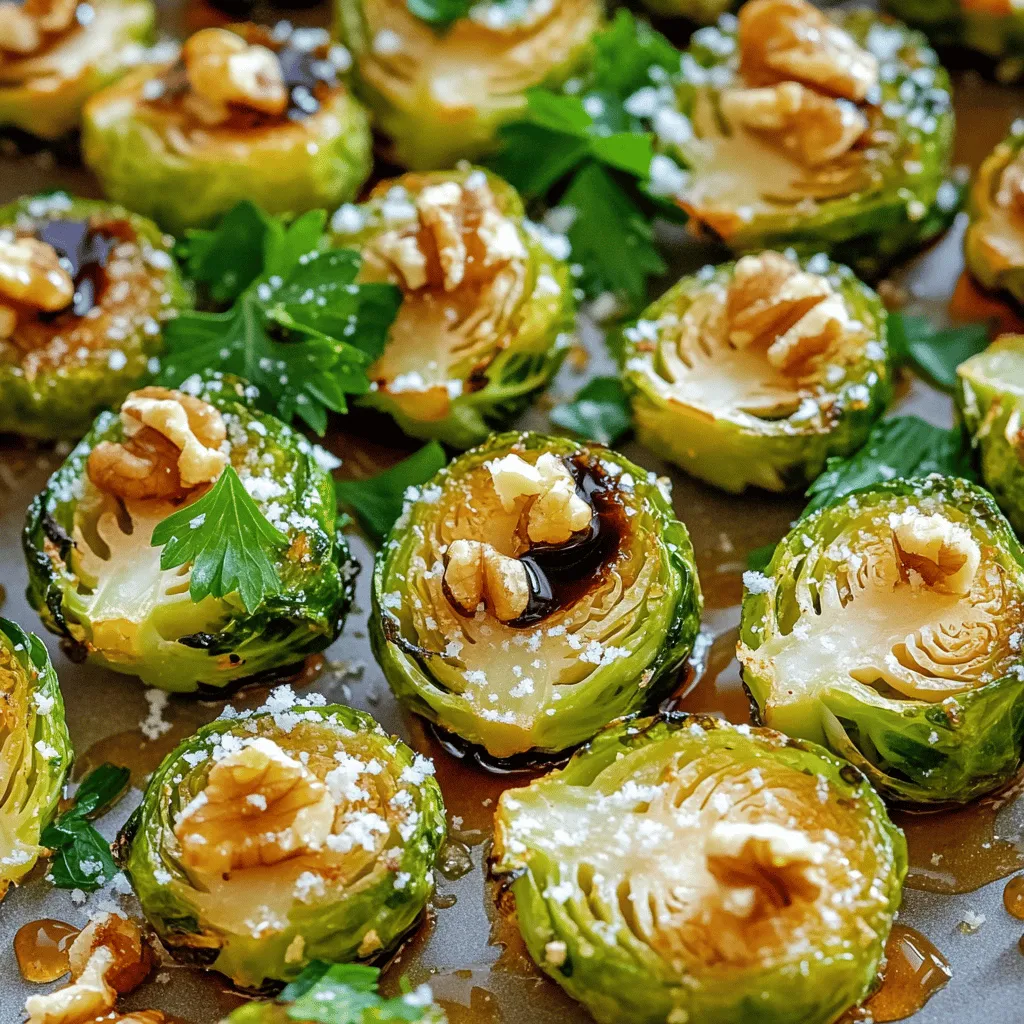 Crispy Brussels Sprouts with Balsamic Glaze Delight