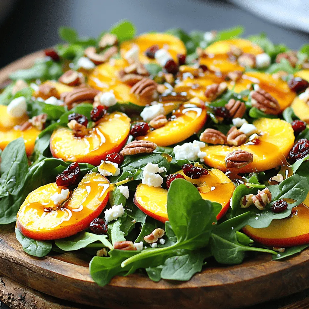 Millionaire Peach Salad Tasty and Refreshing Dish