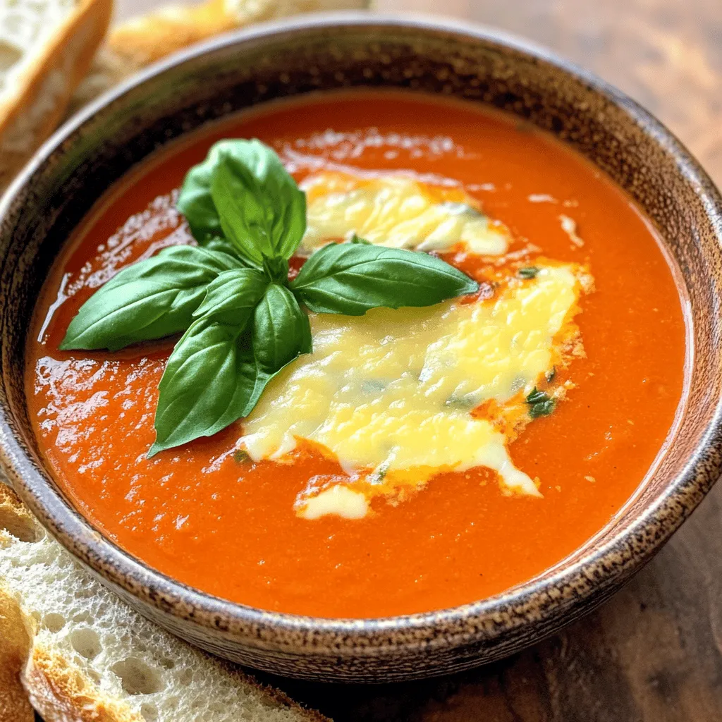 Roasted Red Pepper Gouda Soup Flavorful and Cozy Meal