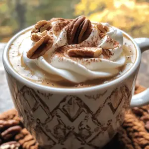 The Starbucks Maple Pecan Latte brings warm flavors to your cup. It combines sweet maple, rich pecan, and smooth coffee. The drink offers a cozy feeling, perfect for chilly days. This latte has a sweet and nutty flavor. The maple syrup adds a pleasant sweetness. The pecan brings a rich, buttery taste. Together, they create a comforting mix. The aroma is inviting, full of warm spices and toasted nuts. You can almost smell the fall season in each sip. Starbucks usually offers the Maple Pecan Latte in the fall. It typically appears around September and lasts until early January. This timing makes it a favorite for cozy gatherings and holiday treats. Many look forward to enjoying it during this season. The price of the Maple Pecan Latte varies by location. It usually costs between $4 to $6 for a standard size. Starbucks often has promotions or rewards for loyal customers. Keep an eye out for special offers to enjoy this drink at a great price. If you want to recreate this seasonal delight at home, check out the Full Recipe for an easy guide. To make your own maple pecan latte, gather these key ingredients: - 1 cup brewed strong coffee or espresso - 1 cup milk of choice (dairy or non-dairy) - 2 tablespoons pure maple syrup - 1 teaspoon vanilla extract - 1 tablespoon pecan butter (or finely chopped toasted pecans) - Whipped cream (optional for topping) - Extra pecans for garnish (toasted, if desired) - A dash of cinnamon (optional) If you don’t have pecan butter, chopped pecans work great too. Almond milk or oat milk adds a nice twist for non-dairy fans. You can use any coffee blend you love. The stronger the coffee, the more flavor you'll have. Each serving of this delightful drink has about: - 250 calories - 12 grams of fat - 30 grams of carbs - 5 grams of protein This latte is a tasty treat but be mindful of sugar content from the maple syrup. You can adjust the sweetness by using less syrup if you prefer. For the best taste, use fresh ingredients. Store maple syrup in the fridge after opening. Keep pecan butter in a cool, dark place. If you have leftover brewed coffee, you can store it in the fridge for up to a week. Just reheat it when you're ready to enjoy a latte again. To explore the full recipe for this drink, check out the section titled Full Recipe. To start, brew your strong coffee or espresso. Use one cup of coffee for a rich flavor. If you prefer espresso, pull a shot. Set your coffee aside so it’s ready for later. Next, grab a small saucepan. Pour in one cup of your milk of choice. Add two tablespoons of pure maple syrup and one teaspoon of vanilla extract. Heat this mixture over medium heat. Stir gently until it warms up. Be careful not to let it boil. Once warm, remove it from the heat. Now comes the fun part! Whisk your warm milk mixture until it froths up. If you have a milk frother, use it for a smooth, creamy texture. For a simple method, just whisk by hand. This step adds air and makes your latte light and fluffy. After frothing, it’s time to combine everything. Add your pecan butter to the brewed coffee. Stir well until it mixes in completely. If you chose chopped pecans, mix them into the coffee instead. Pour your frothed milk over the coffee blend. Gently stir to mix all the flavors together. For a special touch, top your latte with whipped cream. Drizzle some extra maple syrup on top. Finish with a sprinkle of toasted pecans and a dash of cinnamon. Enjoy your homemade Maple Pecan Latte! {{image_2}} To make a great Maple Pecan Latte, start with fresh coffee beans. I recommend using a medium roast. This roast offers a nice balance of flavor. Look for beans labeled as smooth or nutty. These will pair well with maple and pecan. Grind your beans just before brewing. Freshly ground coffee gives the best taste. Frothing milk can be tricky, but I have a few tips. First, use cold milk for the best froth. Whole milk gives a rich texture, while almond or oat milk can work too. Heat the milk gently in a saucepan. Do not let it boil. After heating, whisk the milk quickly. If you have a frother, use it! This creates a light and airy foam. Your Maple Pecan Latte can be fun to change. Try adding a splash of caramel for extra sweetness. You can also swap the pecan butter for almond butter. If you love spice, add a pinch of nutmeg or clove. For a minty twist, use peppermint extract. Each change gives you a new drink to enjoy. For the full recipe, check out Maple Pecan Wonderland. You can make the Maple Pecan Latte vegan with just a few swaps. Use almond, soy, or oat milk instead of regular milk. These options add a nutty taste that pairs well with maple and pecans. For sweetening, agave syrup works nicely if you want a different flavor. You can also skip the whipped cream or use a vegan version for topping. Want to boost flavors? Try adding a pinch of nutmeg or a splash of caramel syrup. These extras create a richer taste. Chai spice is another fun option. Just mix it in when you combine the milk and maple. You can also add a shot of espresso for extra energy. It’s all about finding what you love! You can enjoy this latte hot or cold. For iced, brew your coffee and let it cool. Then mix with cold milk and ice. Pour it all into a glass and enjoy. The cold drink is perfect for warm days. Hot lattes are cozy and comforting, especially in winter. Both versions taste amazing and let you enjoy the flavors in your own way. For the full recipe, check out the Maple Pecan Wonderland section. You can customize your Maple Pecan Latte in many fun ways. Start with the milk. Choose whole, almond, oat, or soy milk. Each option changes the taste and creaminess. If you want it sweeter, add more maple syrup. You can also use flavored syrups like hazelnut or caramel. Want a nutty twist? Use pecan butter instead of chopped pecans. For a spicy kick, sprinkle cinnamon or nutmeg on top. A standard Maple Pecan Latte has about 320 calories. This count may change based on the size and milk you choose. If you pick non-fat milk, the calories drop. If you add whipped cream, it goes up. Always check the Starbucks menu for the most accurate calorie count. The Maple Pecan Latte usually appears in late September. It stays on the menu until early January. This drink marks the fall and winter seasons perfectly. Starbucks often brings it back every year, so fans can enjoy it during the holidays. This blog post explored the Starbucks Maple Pecan Latte, its flavors, and how to make it at home. We talked about the drink's taste, seasonal availability, and pricing, plus key ingredients and storage tips. I shared simple steps for creating the latte and tips for a great coffee experience. In the end, enjoy experimenting with variations. You can make it vegan or try iced versions. Personalize it to suit your taste! Each sip can be a new adventure. Remember, it’s all about what you love in your coffee.