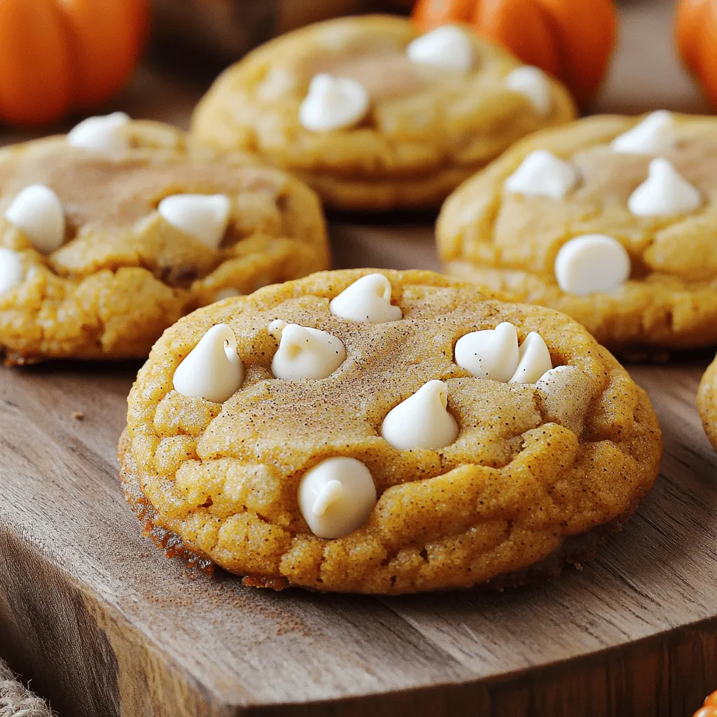 Pumpkin White Chocolate Chip Cookies Easy and Tasty Recipe