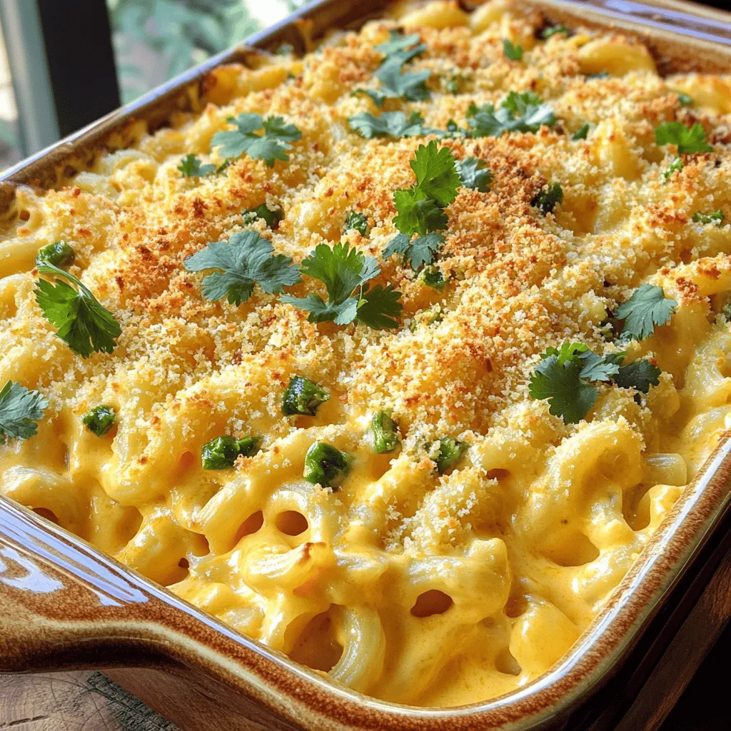 Creamy Hatch Chile Mac and Cheese Savory Delight