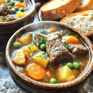 - 2 lbs beef chuck, cut into 1-inch cubes - 4 cups beef broth - 3 medium carrots, sliced - 3 medium potatoes, diced - 1 large onion, chopped - 3 cloves garlic, minced - 2 tablespoons tomato paste - 1 tablespoon Worcestershire sauce - 1 teaspoon dried thyme - 1 teaspoon smoked paprika - 1 bay leaf - Salt and pepper, to taste - 2 tablespoons olive oil - Fresh parsley, chopped (for garnish) - 1 cup green peas (frozen or fresh) When I cook Witch's Cauldron Beef Stew, I focus on the main ingredients first. I love using beef chuck because it becomes tender and juicy. The beef broth adds rich flavor. Carrots and potatoes bring sweetness and heartiness. Onions and garlic give a strong base. For flavor, I add tomato paste. It enhances the stew's depth. Worcestershire sauce adds a savory kick. Dried thyme and smoked paprika give it warmth and earthiness. The bay leaf is a must for that herbal note. I always finish with salt and pepper. They elevate all the flavors. Fresh parsley brightens the dish. I like to stir in green peas for color and texture. This mix of ingredients creates a cozy and filling meal. It’s perfect for chilly nights or a festive gathering. Start by cutting 2 pounds of beef chuck into 1-inch cubes. This size helps the beef cook evenly. Next, heat 2 tablespoons of olive oil in a large pot over medium-high heat. Once the oil is hot, add the beef cubes. Brown them on all sides for about 5 to 7 minutes. This step adds flavor to your stew. After browning, remove the beef from the pot and set it aside. In the same pot, add 1 large chopped onion. Cook the onion for about 4 minutes until it turns translucent. This step builds a flavorful base. Now, add 3 cloves of minced garlic and sauté for another minute. The aroma will be delightful! Stir in 2 tablespoons of tomato paste, 1 tablespoon of Worcestershire sauce, 1 teaspoon of smoked paprika, and 1 teaspoon of dried thyme. Mix well to combine all the flavors. Return the browned beef to the pot. Pour in 4 cups of beef broth, stirring to mix everything. Now, add 1 bay leaf, salt, and pepper to taste. Bring this mixture to a boil, then reduce the heat to low. Cover the pot and let it simmer for about 1 hour. This slow cooking makes the beef tender and flavorful. After an hour, it’s time for the veggies! Add 3 sliced carrots and 3 diced potatoes to the pot. Stir them in and cover again. Let the stew simmer for another 30 minutes. Check the vegetables for tenderness and ensure the beef is fork-tender. Finally, stir in 1 cup of green peas. Cook for an additional 5 minutes. Before serving, remove the bay leaf. Taste the stew and adjust the seasoning with more salt and pepper if needed. Serve the stew in deep bowls and garnish with chopped parsley. You can also add some crusty bread for a perfect dip! Choosing the right beef cut is key. I like beef chuck for its rich flavor and tenderness. It has enough fat to keep the stew juicy. Look for pieces with good marbling. This ensures a moist and tasty dish. For browning meat perfectly, heat your pot first. Use medium-high heat and add olive oil. When the oil shimmers, add the beef cubes. Don’t crowd the pot; this helps them brown evenly. Let them cook without stirring for a few minutes. This creates a nice crust. To spice things up, consider adding herbs like rosemary or bay leaves. These give the stew depth. Smoked paprika adds a lovely warmth, while thyme brings earthiness. Experimenting with spices can lead to new flavors. Using homemade beef broth makes a big difference. It adds richness that store-bought broth often lacks. If you can, simmer bones and veggies to create your own broth. It’s worth the time and effort. For a spooky Halloween theme, serve the stew in deep black bowls. A dark dish contrasts nicely with the stew’s rich color. Garnish with fresh parsley for a pop of green. You can also use cobweb-patterned dishware to enhance the theme. Include crusty bread on the side, perfect for dipping. This adds a comforting touch to your meal and makes it visually appealing. {{image_2}} You can swap beef for mushrooms or lentils. Mushrooms give a nice earthy flavor. Lentils add protein and are filling. Use vegetable broth instead of beef broth to keep it vegetarian. Adjust the spices to match your taste. Some people like it spicy, while others prefer mild. Feel free to add different root vegetables. Turnips or parsnips can add unique flavors. You can also toss in some sweet potatoes for sweetness. Spice it up with a pinch of cayenne or chili powder. These will give your stew a warm kick. Explore flavors from other cultures. Try adding soy sauce for an Asian twist. You can also use local vegetables, like squash or collard greens. Mixing in grains like barley or quinoa can make it heartier. Each twist makes the stew your own special creation. Enjoy the fun of cooking! Store your leftover Witch's Cauldron Beef Stew in an airtight container. This keeps the stew fresh and tasty. Place it in the fridge right after it cools down. The stew lasts for about three to four days in the fridge. Always check for any off smells or changes in color before eating. For long-term storage, you can freeze the stew. Use freezer-safe containers or bags to avoid freezer burn. Make sure to leave some space in the container. This allows the stew to expand as it freezes. It can stay good in the freezer for up to three months. To reheat, let it thaw in the fridge overnight. Then, warm it on the stove or in the microwave. Stir often to keep the flavor strong and even. Get creative with your leftover stew! You can turn it into a hearty pie by adding a crust on top. Serve the stew over rice or pasta for a new twist. If you want something simple, pair it with crusty bread. This is perfect for dipping in the rich broth. You can also add a fresh salad on the side for a light touch. Enjoy exploring new ways to savor your Witch’s Cauldron Beef Stew! You can use several proteins in this stew. Chicken is a great option. You can also try turkey or pork. For a plant-based choice, use mushrooms, lentils, or tempeh. Each of these options will add unique flavors. Adjust cooking times for different proteins. For chicken, cook until it reaches 165°F. For lentils, simmer until tender, about 30 minutes. Yes, you can easily use a slow cooker for this stew. Start by browning the beef in a pan. Then transfer it to your slow cooker. Add your onions, garlic, and all other ingredients. Set the cooker on low for 6-8 hours or on high for 3-4 hours. This method makes the beef super tender and flavors deep. If you want a thicker stew, try these tips. First, mix 1 tablespoon of cornstarch with 2 tablespoons of cold water. Stir this mixture into the stew at the end. Let it cook for a few more minutes. You can also mash some of the potatoes in the stew. This will naturally thicken it up. Lastly, simmer the stew longer to reduce the liquid. To make this stew gluten-free, check your ingredients. Beef broth can contain gluten, so choose a certified gluten-free brand. Also, use gluten-free Worcestershire sauce. All other ingredients listed are gluten-free. This makes the stew safe for those with gluten sensitivities. Enjoy your hearty meal without worry! This article covered the key steps and ingredients for making Witch's Cauldron Stew. We explored the main ingredients and tips for flavoring and cooking. You learned how to tweak the recipe for different diets and how to store leftovers. In the end, it's all about enjoying the process and creating a warm meal. Try making this stew and add your unique twist. Your friends and family will love it!