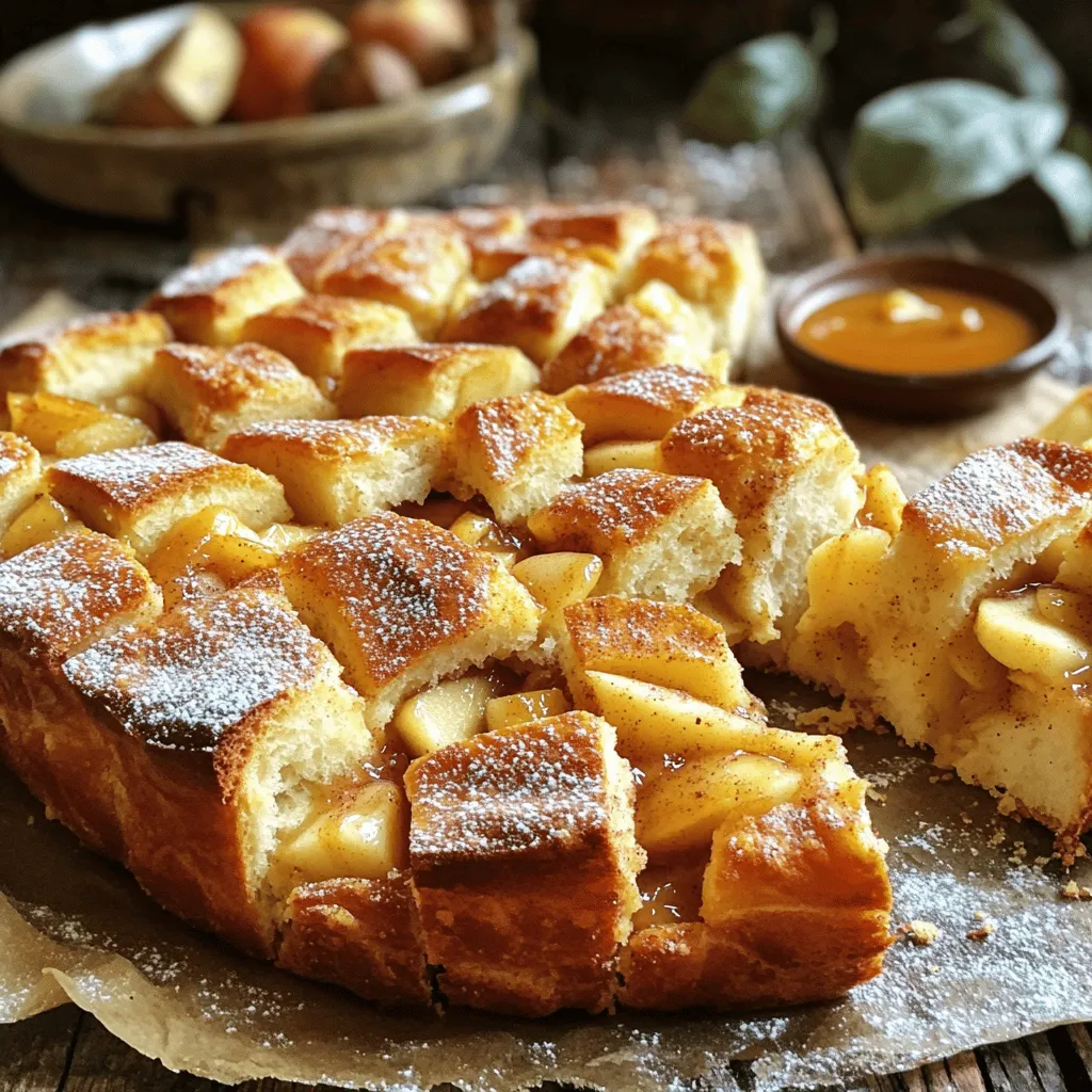 Sourdough Discard Apple Pull-Apart Bread Delight