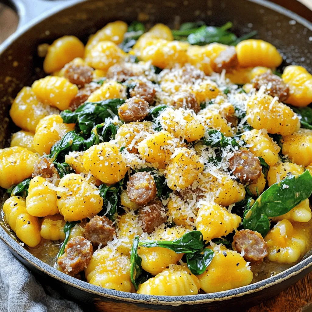Butternut Squash Gnocchi with Sausage Delight
