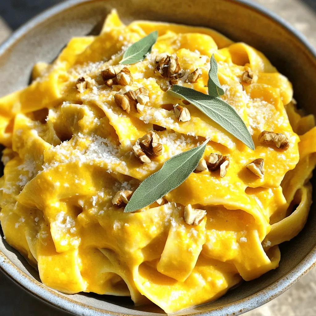 Creamy Pumpkin Sage Pasta Flavorful Weeknight Meal