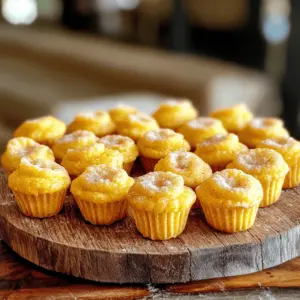 To make Pumpkin Churro Mini Muffins, you need simple and tasty ingredients. Here’s what you will need: - 1 cup all-purpose flour - 1/2 cup sugar - 1/2 teaspoon baking powder - 1/2 teaspoon baking soda - 1/2 teaspoon ground cinnamon - 1/4 teaspoon salt - 1/2 cup canned pumpkin puree - 1/4 cup vegetable oil - 1 large egg - 1 teaspoon vanilla extract - 1/4 teaspoon nutmeg These ingredients create a lovely, soft muffin. The pumpkin adds moisture and flavor. The spices give warmth and sweetness. In addition to the main ingredients, you need some baking staples. These help the muffins rise and taste great: - 1/4 cup unsalted butter, melted (for coating) - 1/4 cup sugar (for coating) - 1 teaspoon cinnamon (for coating) The melted butter makes the muffins golden. The sugar and cinnamon mix adds that churro touch. It is the final step to make them delicious! Coating your muffins adds a sweet finish. For this, you need: - 1/4 cup sugar (for coating) - 1 teaspoon cinnamon (for coating) Mix the sugar and cinnamon well. After baking, brush the muffins with butter. Roll them in this mix for a sweet crunch. This step makes these muffins a treat! Start by preheating your oven to 350°F (175°C). This step is key for even baking. While the oven warms, grease a mini muffin tin with non-stick spray. You can also use mini muffin liners if you prefer. Both methods make it easy to remove the muffins later. In a large mixing bowl, gather your dry ingredients. Add 1 cup of all-purpose flour, 1/2 cup of sugar, and the leavening agents: 1/2 teaspoon of baking powder and 1/2 teaspoon of baking soda. Then, sprinkle in 1/2 teaspoon of ground cinnamon and 1/4 teaspoon of salt. Whisk these ingredients together until they blend well. This creates a light and airy base for your muffins. In another bowl, combine your wet ingredients. Measure out 1/2 cup of canned pumpkin puree and pour it in. Then, add 1/4 cup of vegetable oil, 1 large egg, and 1 teaspoon of vanilla extract. Mix them until the mixture is smooth. This mix adds moisture and flavor to the muffins. Carefully pour the pumpkin mixture into the bowl with the dry ingredients. Use a spatula to fold them together gently. You want to mix until just combined. Overmixing can lead to tough muffins. Spoon the batter into your prepared muffin tin, filling each cup about 2/3 full. This allows room for the muffins to rise. Place the muffin tin in your preheated oven. Bake for about 12 to 15 minutes. To check if they are done, insert a toothpick into the center of a muffin. If it comes out clean, they are ready. If not, give them a few more minutes. While the muffins bake, mix 1/4 cup of sugar with 1 teaspoon of cinnamon in a small bowl. After baking, let the muffins cool in the pan for about 5 minutes. Then, transfer them to a wire rack. While they are still warm, brush each muffin with 1/4 cup of melted unsalted butter. Roll them in the cinnamon sugar mix until they are well coated. This adds a sweet, crunchy layer that makes them irresistible. To bake well, you need to measure correctly. Use dry measuring cups for flour and sugar. Fill the cup and level it off with a knife. Do not pack the flour down. For liquids, use a clear measuring cup with a spout. Pour until you reach the right line. This way, your muffins will come out just right. A few errors can ruin your muffins. First, don't overmix the batter. This makes them tough. Fold the wet and dry ingredients gently. Second, always preheat your oven fully. This helps them rise. Lastly, check for doneness with a toothpick. If it comes out clean, they are ready. To get that soft and fluffy texture, use room-temperature ingredients. This includes your egg and pumpkin puree. Mixing these well with oil and vanilla gives moisture. Also, fill the muffin cups only 2/3 full. This allows them to rise without overflowing. Enjoy your perfect Pumpkin Churro Mini Muffins! {{image_2}} You can easily change the flavor of your pumpkin churro mini muffins. Try adding chocolate chips or nuts. Chocolate adds a sweet touch that pairs well with pumpkin. Use about 1/2 cup of your favorite chocolate chips. If you prefer nuts, chop them up. Walnuts or pecans work great. Add them to your batter before baking. This gives a nice crunch in every bite. To make these muffins vegan, swap out a few ingredients. Use flax eggs instead of a large egg. Mix 1 tablespoon of flaxseed meal with 2.5 tablespoons of water. Let it sit for five minutes to thicken. Use plant-based oil instead of regular vegetable oil. For the butter coating, you can use coconut oil or vegan butter. This way, everyone can enjoy these tasty treats. You might wonder if you should use pumpkin spice or regular cinnamon. Pumpkin spice is a mix of spices, including cinnamon, nutmeg, and ginger. It gives a warm, festive flavor. If you want a richer taste, use pumpkin spice. If you prefer a simple flavor, stick with regular cinnamon. Both options will make your muffins delicious. Choose what you love most for a great bite! After baking, you may have some pumpkin churro mini muffins left. To keep them fresh, let them cool completely. Place them in an airtight container. They will stay good for about 3 days at room temperature. If you want them to last longer, consider freezing. Freezing is a great way to save your mini muffins. Wrap each muffin in plastic wrap. Then, put them in a freezer bag. Make sure to remove as much air as possible. They can stay in the freezer for up to 3 months. When you want to enjoy one, just take it out and let it thaw. To reheat your muffins, use the microwave or oven. For the microwave, heat for about 15-20 seconds. This will warm them up quickly. For the oven, preheat to 350°F (175°C) and bake for about 5-7 minutes. This way, they will taste fresh and warm, just like when you first made them. Yes, you can use fresh pumpkin. First, cook the pumpkin until soft. Then, mash it well. Make sure it is smooth and not watery. Canned pumpkin is easier, but fresh works too. To make these muffins gluten-free, swap all-purpose flour for a gluten-free blend. Look for a blend that has xanthan gum. This helps give the muffins a good texture. You can serve these muffins with cream cheese frosting, whipped cream, or a scoop of ice cream. A warm cup of coffee or apple cider pairs well too. These muffins stay fresh for about three days at room temperature. Store them in an airtight container. For longer storage, freeze them for up to two months. This article covered how to make Pumpkin Churro Mini Muffins. We explored essential ingredients, step-by-step baking instructions, tips for success, and fun variations. You learned how to store these treats for later enjoyment and found answers to common questions. Now, you can bake these muffins with confidence. Enjoy the rich flavors and share them with friends and family! Your baking journey has just begun, so get creative and have fun.