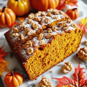 To make Vanilla Pudding Pumpkin Bread, you will need: - 1 cup canned pumpkin puree - 1 package (3.4 oz) instant vanilla pudding mix - 2 cups all-purpose flour - 1 teaspoon baking soda - 1 teaspoon baking powder - 1 teaspoon ground cinnamon - 1/2 teaspoon ground nutmeg - 1/2 teaspoon salt - 1/2 cup vegetable oil - 1 cup granulated sugar - 3 large eggs - 1 teaspoon vanilla extract - 1/2 cup chopped walnuts or pecans (optional) If you want to swap out some ingredients, here are a few ideas: - Canned pumpkin puree: You can use homemade pumpkin puree if you have it. - Vegetable oil: You can replace it with melted coconut oil or applesauce for a lighter option. - Granulated sugar: Brown sugar works well for a richer taste. - Chopped walnuts or pecans: If you want a nut-free bread, you can leave them out. When making this bread, quality matters. Here are some tips: - Pumpkin puree: Choose a brand that has no added sugars or spices. Pure pumpkin is best. - Vanilla pudding mix: Look for instant mixes without artificial flavors for a richer taste. - Spices: Fresh ground spices give more flavor than pre-ground ones. Check the date on your spice jars. - Eggs: Use large, fresh eggs for the best rise and texture. Organic or free-range are great choices. Choosing the right ingredients will boost the flavor of your Vanilla Pudding Pumpkin Bread. It’s all about using fresh and quality items that make your baking shine! Start by preheating your oven to 350°F (175°C). This helps the bread bake evenly. Next, grease a 9x5 inch loaf pan. You can also line it with parchment paper. This makes it easy to take the bread out later. In a big mixing bowl, combine these wet ingredients: - 1 cup canned pumpkin puree - 1 package (3.4 oz) instant vanilla pudding mix - 1/2 cup vegetable oil - 1 cup granulated sugar - 3 large eggs - 1 teaspoon vanilla extract Blend them together until they look smooth and creamy. In another bowl, whisk these dry ingredients: - 2 cups all-purpose flour - 1 teaspoon baking soda - 1 teaspoon baking powder - 1 teaspoon ground cinnamon - 1/2 teaspoon ground nutmeg - 1/2 teaspoon salt Once mixed, gently fold the dry ingredients into the wet mix. Be careful not to overmix! If you like, you can add in 1/2 cup chopped walnuts or pecans for some crunch. Pour the batter into your loaf pan, smoothing the top with a spatula. Bake it in your preheated oven for 55-60 minutes. To check if it’s done, insert a toothpick into the center. If it comes out clean, your bread is ready! Let it cool in the pan for about 10 minutes. After that, move it to a wire rack to cool fully. Enjoy your tasty bread! To get the best texture for your vanilla pudding pumpkin bread, focus on mixing. Start by blending the wet ingredients well. Make sure the pumpkin puree, pudding mix, oil, sugar, and eggs combine into a smooth batter. Then, gently fold in the dry mix. Overmixing can make the bread dense. Aim for a light and fluffy bread. Many bakers make the same mistakes. One common error is not measuring ingredients correctly. This can change the bread's texture. Another mistake is opening the oven too soon. This cools the oven and can cause the bread to sink. Lastly, don’t skip the cooling time. Letting the bread cool helps it firm up and makes slicing easier. Serving your vanilla pudding pumpkin bread can be fun! Slice it warm or at room temperature. For a special touch, dust some powdered sugar on top. You can also add a dollop of whipped cream on the side. To make it look festive, arrange some decorative pumpkins or colorful fall leaves around the bread on the platter. This adds a seasonal flair that impresses your guests. {{image_2}} You can easily make this bread nut-free. Just skip the chopped walnuts or pecans. The bread will still taste great without them. If you want, add some extra chocolate chips for a sweet twist. This keeps the bread moist and adds a fun surprise in every bite. To boost the flavor, try adding more spices. You can mix in 1/2 teaspoon of ground ginger or allspice for a warm kick. If you like it spicy, add 1/4 teaspoon of cayenne pepper for a little heat. This will make your vanilla pudding pumpkin bread even more special. If you need a dairy-free version, swap the instant vanilla pudding mix with a dairy-free option. You can find vegan pudding mixes in stores. Use a dairy-free milk like almond or oat milk instead of regular milk. This keeps the bread soft and delicious while fitting your diet. Store your vanilla pudding pumpkin bread in an airtight container. This keeps it moist and fresh. You can also wrap it tightly in plastic wrap. If you plan to eat it soon, leave it at room temperature. For longer storage, put it in the fridge. To freeze your bread, let it cool completely. Then, slice it for easier serving later. Wrap each slice in plastic wrap. Place the wrapped slices in a freezer bag. Squeeze out any air before sealing. This method keeps the bread tasty for up to three months. When ready to eat, take out a slice. Let it thaw in the fridge overnight or on the counter for a few hours. To reheat, use a toaster oven or microwave. For a toaster oven, warm on low until heated through. If using a microwave, heat for about 10-15 seconds. Enjoy your bread warm for a cozy treat! Yes, you can use fresh pumpkin. Just make sure to cook it first. Roast your pumpkin until it is soft. Then, scoop out the flesh and mash it. Use the same amount as canned pumpkin in the recipe. Fresh pumpkin will give a nice taste and texture. Check the bread at 55 minutes. Insert a toothpick into the center. If it comes out clean, the bread is ready. If it has wet batter, bake for a few more minutes. The top should be golden brown. A good smell will fill your kitchen too. This bread is great on its own. For a treat, serve it with whipped cream. You can also pair it with a warm drink, like coffee or tea. Add a sprinkle of cinnamon on top for extra flavor. For a festive touch, place some fall leaves on the plate. To wrap up, we covered key ingredients, step-by-step instructions, and helpful tips for making vanilla pudding pumpkin bread. You now know ingredient options, how to mix and bake, and ways to make your bread shine. Remember, small changes can boost texture and taste. Store it right to keep it fresh. Experiment with variations to make it your own. With these tools, you can bake a delicious treat that everyone will love. Enjoy your baking adventure!