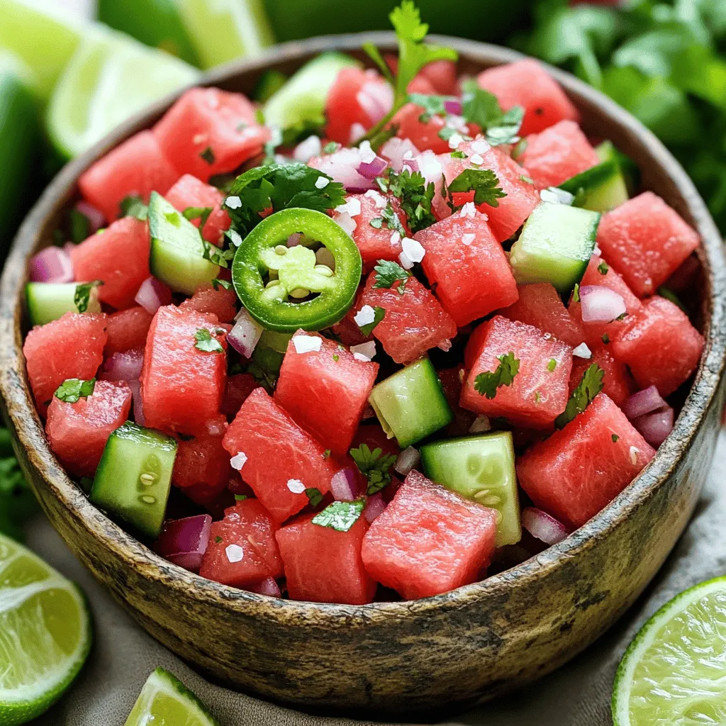Watermelon Salsa Fresh and Flavorful Summer Treat