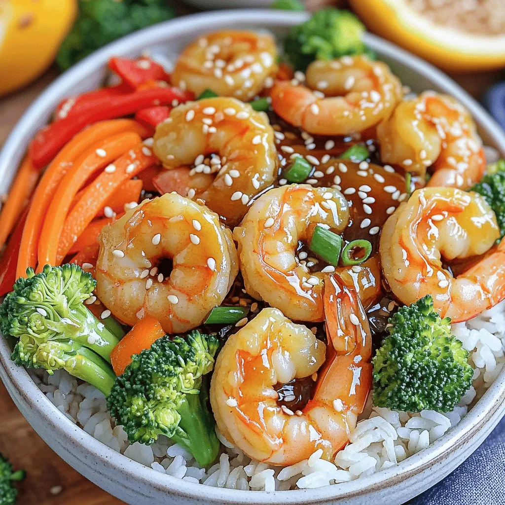 Honey Garlic Shrimp Bowls Flavorful and Easy Recipe
