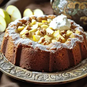- 2 cups all-purpose flour - 1 teaspoon baking powder - 1/2 teaspoon baking soda To start your apple cider pound cake, the essential ingredients lay the foundation. Flour gives the cake structure. Baking powder and baking soda help it rise. These ingredients work together to create a light and fluffy texture. - 1 teaspoon ground cinnamon - 1/4 teaspoon ground nutmeg - 1/2 cup unsalted butter, softened Next, flavor enhancers bring warmth and depth to your cake. Cinnamon and nutmeg add that cozy taste we love in fall. Softened butter helps with mixing and adds richness. The right combination makes every slice taste like autumn. - 1 cup granulated sugar - 3 large eggs - 1 teaspoon vanilla extract Sweetening is key for a delightful pound cake. Granulated sugar gives the cake its sweetness. Eggs add moisture and act as a binder. Vanilla extract enhances all the flavors, making the cake more enjoyable. - 1/2 cup apple cider (non-alcoholic) - 1 cup diced apples (Granny Smith or Honeycrisp) - 1/2 cup chopped walnuts or pecans (optional) Lastly, key additions make this cake special. Apple cider brings a tangy sweetness. Diced apples add texture and bursts of flavor. Nuts, if you choose to add them, give a nice crunch. Together, these ingredients create a cake that is both flavorful and comforting. - Preheat oven to 350°F (175°C). - Grease a 9x5 inch loaf pan with butter or non-stick spray. I always start by prepping my oven and pan. This step makes baking easier. Set the oven's temperature first. Greasing the pan prevents sticking. Use butter or spray to coat the inside well. - Whisk flour, baking powder, baking soda, salt, cinnamon, and nutmeg. Next, gather your dry ingredients. In a medium bowl, whisk together flour, baking powder, and baking soda. Then add salt, cinnamon, and nutmeg. This mix adds flavor and helps the cake rise. - Beat softened butter and granulated sugar until fluffy. - Incorporate eggs and vanilla extract. In a large bowl, beat the softened butter and sugar until it’s fluffy. This usually takes about three to four minutes. Add the eggs one by one. Mix well after each egg. Then stir in the vanilla extract. This will make your batter rich and flavorful. - Alternate adding the dry mixture and apple cider. - Fold in diced apples and nuts. Now, it's time to combine. Gradually add the dry mix to the butter mixture. Alternate it with the apple cider. Start and end with the dry ingredients. Mix until just combined. Then fold in the diced apples and nuts if you choose to use them. This adds texture and taste. - Pour batter into prepared pan. - Bake for 50-60 minutes and check doneness. Pour the batter into your greased pan. Smooth the top with a spatula. Place it in the oven and bake. After 50 to 60 minutes, check if it's done. Insert a toothpick into the center. If it comes out clean, your cake is ready. - Cool in the pan for 10 minutes then transfer to a wire rack. When baked, let the cake cool in the pan for about 10 minutes. Then take it out and place it on a wire rack. This helps it cool completely. Enjoy the delicious aroma while you wait! Using room temperature ingredients is key. When butter and eggs are warm, they mix better. This helps your cake rise and become fluffy. If your eggs are cold, they can make the batter too thick. Always take them out ahead of time. Next, don’t overmix the batter. Mix just until you see no dry flour. If you mix too much, your cake can become tough. A gentle hand is best. To enhance the flavor, consider adding spices. Ground ginger or cloves can give your cake a warm kick. You can also add a pinch of allspice for depth. To boost the apple flavor, use apple cider and fresh apples. Granny Smith apples are tart, while Honeycrisp adds sweetness. You can even add a bit of apple pie spice for fun. For a lovely presentation, dust your cake with powdered sugar. A light sprinkle makes it look fancy. Serve it with whipped cream on the side for a creamy touch. Pair your slice with a scoop of vanilla ice cream. It balances the flavors well. You can also serve it with hot cider or coffee for a warm treat. {{image_2}} You can easily swap ingredients to suit your needs. For a gluten-free version, use a gluten-free flour blend. This can keep the texture light and fluffy. For dairy-free options, replace butter with coconut oil. Use almond or oat milk instead of regular milk. These swaps still give great flavor. Want to add a twist? Consider mixing in other fruits like pears or cranberries. They bring new tastes and textures to the cake. You can also toss in chocolate chips or caramel bits. This makes every bite rich and exciting. Make this cake fit the season. In fall, add spices like ginger or cloves for a cozy feel. For the holidays, try a pumpkin spice version. Just swap out some apple cider for pumpkin puree. This adds warmth and cheer to your dessert table. To keep your apple cider pound cake moist, wrap it tightly in plastic wrap. This method traps moisture and prevents drying out. You can also place the cake in an airtight container. This helps keep the cake fresh for longer. Use a cake carrier or a resealable plastic bag for added protection. These containers seal in freshness and protect the cake from air. Store the cake at room temperature, away from direct sunlight. This helps maintain its flavor and texture. Freezing your apple cider pound cake is easy and fun. First, slice the cake into portions. Wrap each slice tightly in plastic wrap. Then, place the wrapped slices in a freezer-safe bag or container. This way, you can enjoy cake later without losing flavor. When you want to eat a slice, thaw it at room temperature for about an hour. For the best texture, you can also warm it in the microwave for 10-15 seconds. This method brings back the softness of the cake, making it taste fresh. At room temperature, your apple cider pound cake lasts about 3-4 days. After this time, it may dry out or lose flavor. If you see mold or an off smell, it’s time to toss it. To extend shelf life, store the cake in the fridge. This keeps it fresh for up to a week. Be sure to wrap it well to prevent it from absorbing any odors. Always check for any signs of spoilage before serving. What can I use instead of apple cider? You can use apple juice if you don’t have apple cider. The taste will be sweeter. You can also mix water with a little apple extract for a similar flavor. Can I make this cake ahead of time? Yes, you can make this cake a day in advance. Just store it in an airtight container. This will help the flavors blend even more. Why did my cake not rise? If your cake did not rise, check your baking powder and baking soda. They may be old and not working well. Also, make sure to mix well but don’t overmix. How can I make my pound cake less dense? To make your pound cake lighter, use room temperature ingredients. This helps create air in the batter. You can also try adding an extra egg for more lift. What drinks pair well with apple cider pound cake? Apple cider pound cake goes well with hot tea or coffee. Try it with a spiced chai or a light herbal tea. A glass of cold apple cider also works nicely. Can I serve it warm? Yes, serving the cake warm is a great option. Just take it out of the oven and let it cool for a bit. Warm cake brings out all the flavors. You now have a complete guide to making a delicious apple cider pound cake. We outlined essential ingredients and detailed every step for you to follow. I shared tips to perfect the texture and ways to customize your cake with new flavors. You learned how to store and freeze it for later. With this information, you can bake a treat that impresses everyone. Enjoy creating your cake and savor the rewarding taste of your work!