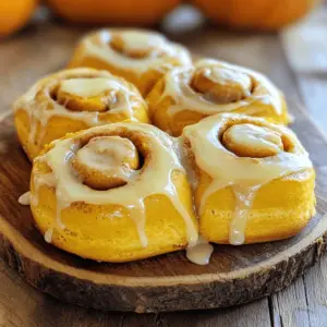 - 1 cup all-purpose flour - 2 tablespoons granulated sugar - 1/2 teaspoon baking powder - 1/4 teaspoon baking soda - 1/4 teaspoon salt - 1/4 teaspoon ground cinnamon - 1/4 teaspoon nutmeg For the dry mix, you want to start with all-purpose flour. It gives the rolls a soft texture. Add in the granulated sugar for sweetness. Baking powder and baking soda help the rolls rise. Salt adds flavor. Ground cinnamon and nutmeg bring warmth and spice. - 1/4 cup pumpkin puree - 1/4 cup milk - 1 tablespoon unsalted butter, melted - 1/4 teaspoon vanilla extract Next, we have the wet ingredients. The pumpkin puree adds moisture and flavor. Milk will keep the dough soft. Melted butter gives richness. Finally, vanilla extract adds a lovely aroma. - 2 tablespoons brown sugar - 1 tablespoon softened butter - 1 teaspoon ground cinnamon For the filling, combine brown sugar with softened butter. This mix spreads easily on the dough. Ground cinnamon adds that classic flavor we love in cinnamon rolls. - 1/2 cup powdered sugar - 1 tablespoon milk - 1/4 teaspoon vanilla extract To finish, we need a glaze. Mix powdered sugar with milk and vanilla extract. This sweet drizzle makes the rolls even more delicious. - Preheat the oven to 350°F (175°C). - Choose a small baking dish. Lightly grease it or line it with parchment paper. - In a mixing bowl, combine: - 1 cup all-purpose flour - 2 tablespoons granulated sugar - 1/2 teaspoon baking powder - 1/4 teaspoon baking soda - 1/4 teaspoon salt - 1/4 teaspoon ground cinnamon - 1/4 teaspoon nutmeg - In another bowl, mix: - 1/4 cup pumpkin puree - 1/4 cup milk - 1 tablespoon melted butter - 1/4 teaspoon vanilla extract - Pour the wet mixture into the dry ingredients. - Stir until just combined. The dough will be slightly sticky. - On a floured surface, roll the dough into a rectangle. Aim for about 1/4 inch thick. - In a small bowl, mix: - 1 tablespoon softened butter - 2 tablespoons brown sugar - 1 teaspoon ground cinnamon - Spread the filling evenly over the rolled dough. - Start from one edge and roll the dough tightly into a log. Pinch the seam to seal. - Using a sharp knife, slice the log into 4-6 equal pieces. - Place the rolls in the prepared baking dish. Leave space between each roll. - Bake in the preheated oven for 15-20 minutes. Look for a golden color and a fluffy texture. - While the rolls bake, mix: - 1/2 cup powdered sugar - 1 tablespoon milk - 1/4 teaspoon vanilla extract - Once the rolls are done, let them cool slightly. Drizzle the glaze over the warm rolls. - Ensuring perfect fluffiness: Use fresh baking powder and baking soda. Check their dates to ensure they still work well. This helps your rolls rise nicely and stay fluffy. - Avoiding overmixing: When you mix the wet and dry ingredients, stir gently. This keeps the dough light. If you mix too much, your rolls can become tough. - Best ways to serve pumpkin cinnamon rolls: Serve these rolls warm for the best taste. Drizzle the glaze on top just before serving. This makes them look great and taste even better. - Pairing ideas with beverages: Enjoy these rolls with warm apple cider or a cup of coffee. The flavors blend well and create a cozy experience. - Creative plating ideas: Use a beautiful platter to display your rolls. Stack them high or arrange them in a circle. This makes your dish look inviting. - Garnishing suggestions: Sprinkle extra cinnamon or even some chopped nuts on top. This adds texture and makes the rolls pop visually. {{image_2}} You can make these rolls even better! Here are some ideas: - Adding Nuts or Raisins: Toss in chopped walnuts or pecans for a crunch. Dried raisins add a sweet twist, too. Just mix them into the filling before you roll the dough. - Spicing It Up with Additional Flavors: Try adding other spices. Ginger or cloves can give your rolls a warm kick. You can also mix in some orange zest for a fresh taste. If you have special dietary needs, I’ve got you covered! - Gluten-Free Alternatives: Use a gluten-free flour blend instead of all-purpose flour. Make sure it has xanthan gum for the right texture. This way, everyone can enjoy these tasty rolls. - Vegan Substitutions: Swap the milk for almond or oat milk. Use coconut oil instead of butter. And for the filling, try a vegan butter. These changes keep the flavor but fit a vegan diet. The glaze makes these rolls shine! Here are a few fun ideas: - Ideas for Different Glaze Flavors: You can add maple syrup or a dash of almond extract to the glaze. This gives it a unique twist that pairs well with pumpkin. - Using Cream Cheese Frosting Instead: For a richer taste, spread cream cheese frosting on top. Just mix cream cheese, sugar, and a splash of vanilla. This adds a smooth and tangy layer that elevates each bite. To keep your small batch pumpkin cinnamon rolls fresh, store them in the fridge. Use an airtight container to prevent dryness. Place a damp paper towel inside the container. This step helps keep the rolls moist. They will stay tasty for up to three days in the fridge. If you want to save your rolls for later, freezing is a great option. Allow the rolls to cool completely. Wrap each roll tightly in plastic wrap. Then, place them in a freezer bag or an airtight container. They can stay in the freezer for up to three months. When you're ready to enjoy them, thaw the rolls in the fridge overnight. To reheat, place them in a microwave for about 20 seconds. For best texture, warm them in a preheated oven at 350°F (175°C) for about 10 minutes. This method keeps them soft and fluffy. In the fridge, these pumpkin cinnamon rolls last for about three days. After that, they may start to dry out or lose flavor. Signs of spoilage include an off smell or visible mold. If you notice any changes, it’s best to toss them out. Always trust your senses for food safety! You can use mashed sweet potatoes instead of pumpkin puree. Applesauce is another option. If you use applesauce, it will add some sweetness. You may want to reduce sugar in the recipe. Always choose a puree that is smooth and thick for the best results. Yes, you can prepare the dough and filling the night before. After rolling and cutting, place the rolls in the baking dish. Cover them and put them in the fridge. In the morning, let them sit at room temperature for about 30 minutes before baking. This lets them rise a bit more. To decrease sweetness, cut back on sugar in the dough or filling. You can also use less powdered sugar in the glaze. If you want them sweeter, simply add more sugar to the dough and filling. Always taste a bit of the dough to find the right balance. Yes, you can use a larger dish if you want. If you use a bigger dish, the rolls will spread out more. This may change the baking time, so keep an eye on them. If the dish is smaller, you may need to bake in batches. To reheat, place the rolls in the microwave for 10-15 seconds. This warms them up without drying them out. You can also wrap them in foil and heat them in the oven at 350°F for about 5-10 minutes. Both methods keep the rolls soft and tasty. In this post, we explored how to make delicious pumpkin cinnamon rolls. We covered the key ingredients, from dry and wet to filling and glaze. I shared step-by-step instructions, tips for perfecting your rolls, and fun variations for everyone. Remember to store your rolls properly to enjoy them later. Now, get in the kitchen and start baking! Enjoy the sweet, warm, and cozy flavors of fall with each bite. Your friends and family will love them.