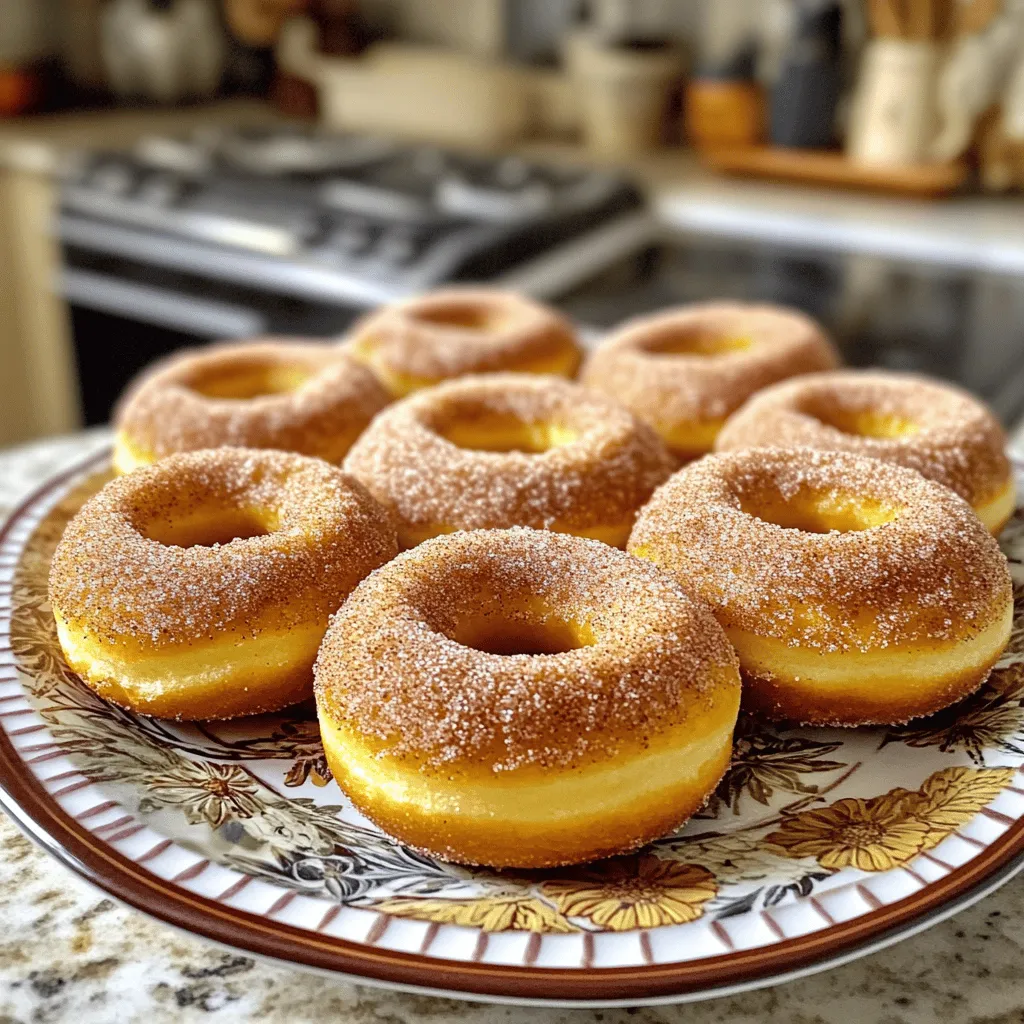 Pumpkin Cinnamon Sugar Donuts Irresistible Treats