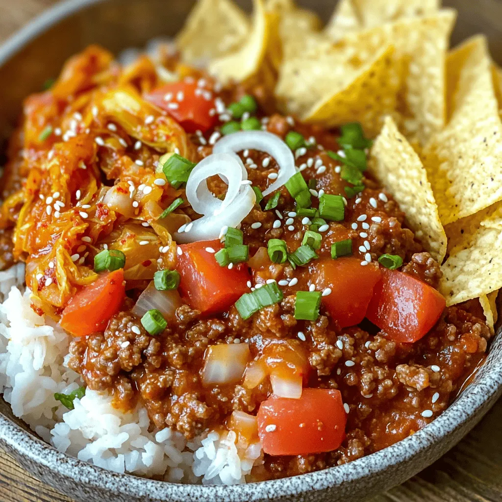 Korean Chile Con Carne Flavorful and Hearty Dish