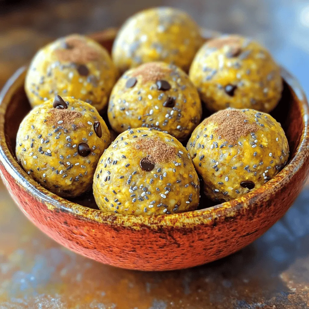 Pumpkin Protein Energy Balls Tasty and Healthy Snack