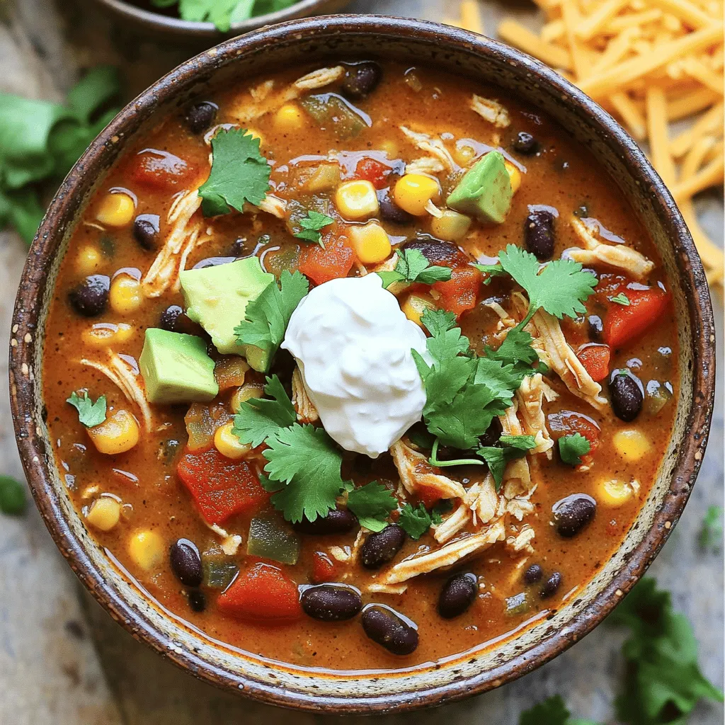 Crockpot Cream Cheese Chicken Chili Flavorful Dish