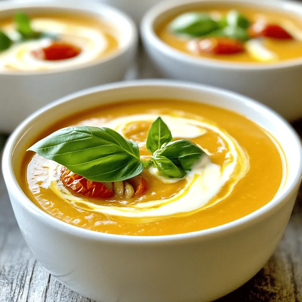 Creamy Roasted Garlic Tomato Soup Simple and Delicious