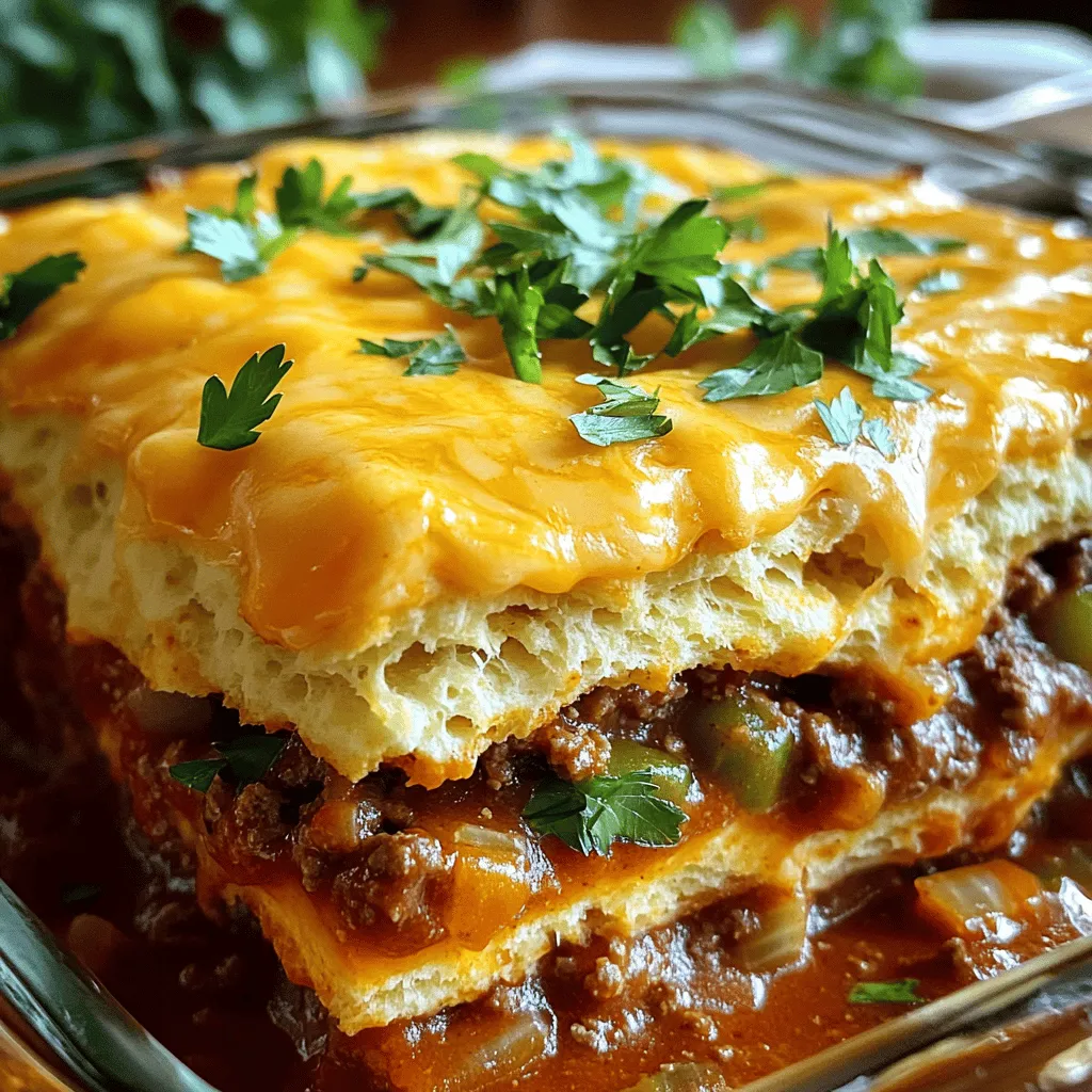 Sloppy Joe Casserole Comforting Family Dinner Delight