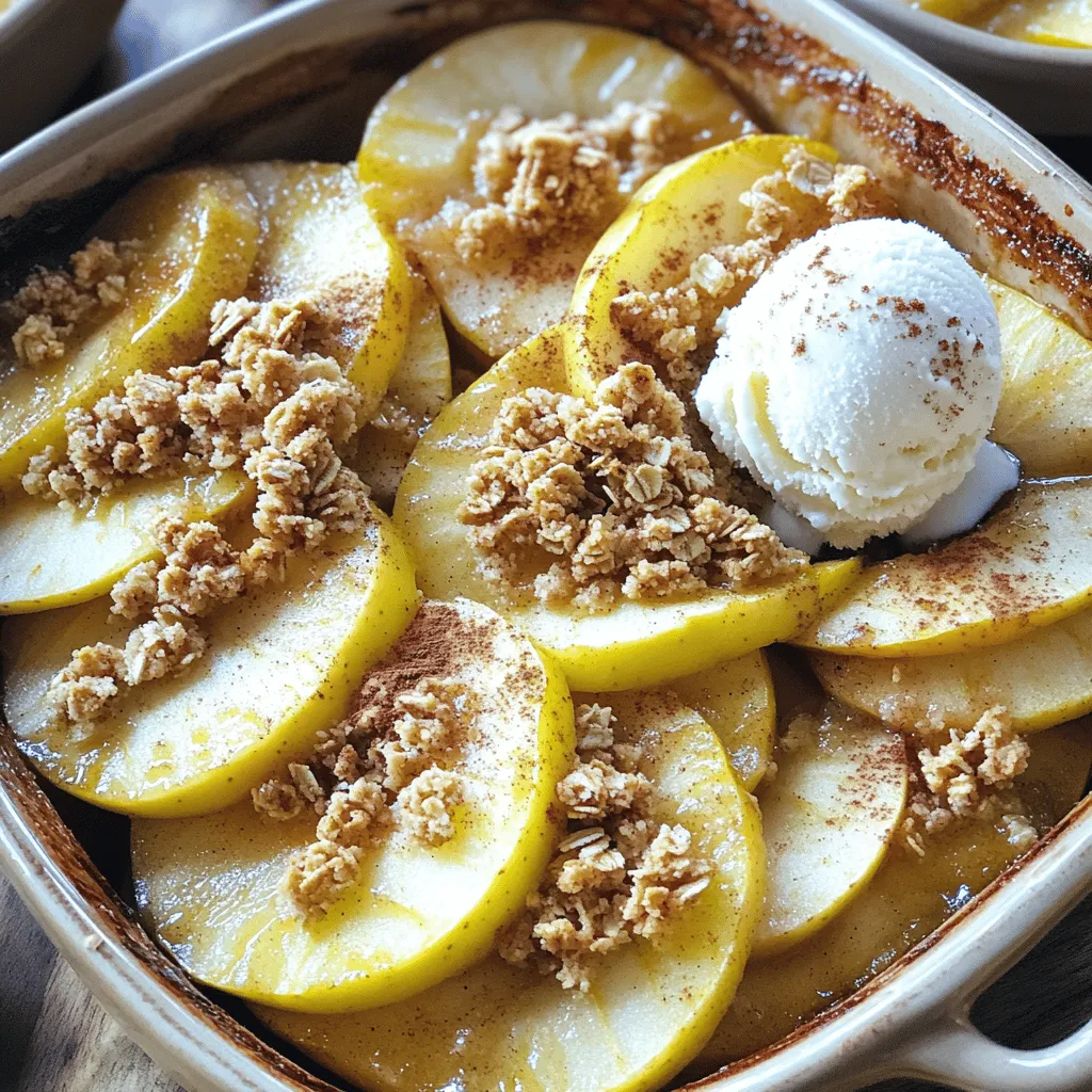 Apple Crisp with Oats Simple and Flavorful Dessert
