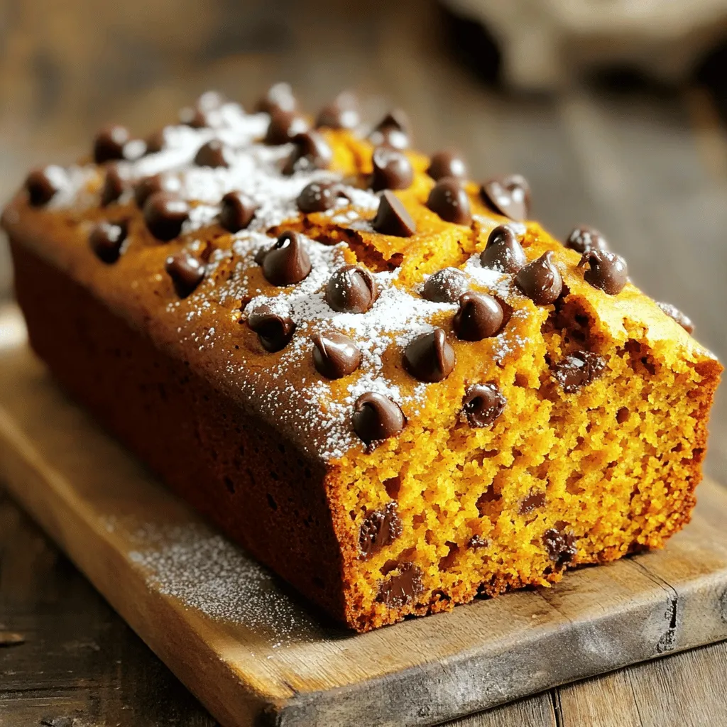 Moist Pumpkin Chocolate Chip Bread Delightful Recipe