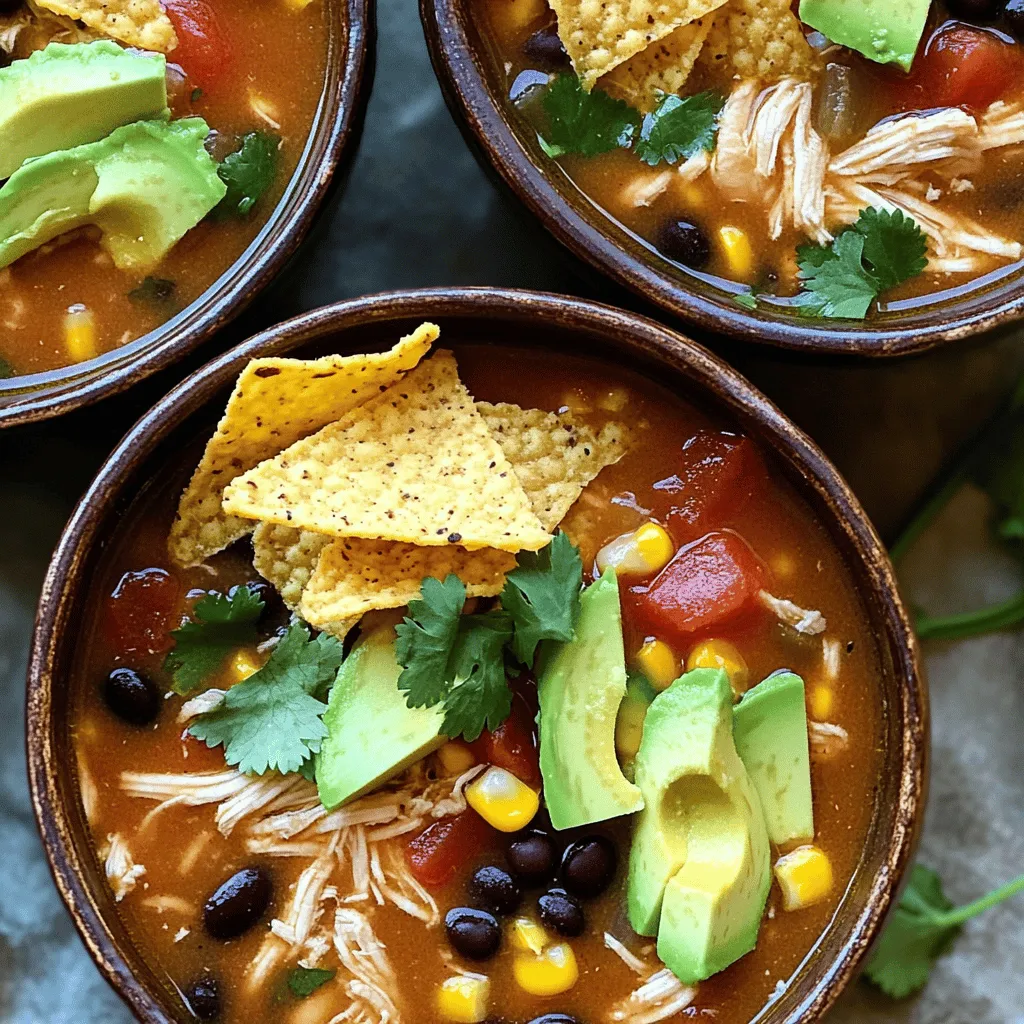 Slow Cooker Chicken Tortilla Soup Tasty and Easy Meal