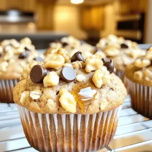 Healthy muffins start with fresh, whole ingredients. Each item brings taste and nutrition. With this recipe, you can make Nutty Banana Oat Muffins. They are easy to bake and packed with good stuff. - 2 ripe bananas, mashed - 1 cup rolled oats - 1/2 cup Greek yogurt (plain) - 1/4 cup honey or maple syrup - 1/2 cup almond flour - 1/4 cup chopped walnuts or pecans - 1 teaspoon baking powder - 1/2 teaspoon baking soda - 1 teaspoon vanilla extract - 1/2 teaspoon ground cinnamon - Pinch of salt - Optional: 1/4 cup dark chocolate chips - Bananas: They give natural sweetness and potassium. Potassium helps your heart stay strong. - Rolled oats: Oats add fiber, which helps digestion. They keep you full longer. - Greek yogurt: This ingredient adds protein and probiotics. Probiotics are good for gut health. - Honey or maple syrup: Both are natural sweeteners. They provide energy without a sugar crash. - Almond flour: It's lower in carbs than regular flour. It also adds healthy fats. - Walnuts or pecans: Nuts provide omega-3 fatty acids. They are great for brain health. - Baking powder and baking soda: These help muffins rise. They make muffins light and fluffy. - Vanilla extract: It adds flavor and warmth to every bite. - Cinnamon: This spice has antioxidants. It adds a warm, sweet taste. - Salt: A tiny pinch enhances all the flavors. - Dark chocolate chips (optional): They add a sweet treat while giving antioxidants. Each ingredient in these muffins plays a key role. Together, they make a tasty and nutritious snack or breakfast. 1. Preheat your oven to 350°F (175°C). Line a muffin tin with paper liners or grease it lightly. 2. In a large bowl, mash the ripe bananas. Add Greek yogurt, honey or maple syrup, and vanilla extract. Mix well until everything is smooth. 3. In a separate bowl, combine rolled oats, almond flour, baking powder, baking soda, ground cinnamon, and a pinch of salt. Stir these dry ingredients well. 4. Gradually add your dry mixture to the wet mixture. Stir gently until it comes together. Do not overmix, or your muffins may be tough. 5. If you want, fold in chopped walnuts or pecans and dark chocolate chips for extra flavor. 6. Spoon the batter into your muffin tin. Fill each cup about three-quarters full. 7. Bake the muffins for 18 to 20 minutes. They are ready when a toothpick comes out clean from the center. 8. Let the muffins cool in the pan for five minutes. After that, transfer them to a wire rack to cool completely. - Make sure your bananas are ripe; this adds natural sweetness and moisture. - Do not skip the cooling step; cooling helps set the muffin structure. - If you want to add more flavor, try adding a pinch of nutmeg or using different nuts. - Store leftover muffins in an airtight container to keep them fresh. To get soft and fluffy muffins, do not overmix the batter. Mix until just combined. This keeps air in the batter. Also, make sure your bananas are really ripe. They add natural sweetness and moisture. Baking soda helps the muffins rise, so use fresh baking soda. Remember to bake at 350°F for the right texture. You can swap Greek yogurt for unsweetened applesauce. This change cuts calories and adds more fiber. Use whole wheat flour instead of almond flour for more nutrients. If you want to lower sugar, opt for less honey or maple syrup. Using stevia or a sugar substitute also works well. Want to add more flavor? Try mixing in cinnamon or nutmeg. You can also toss in dried fruit, like raisins or cranberries. If you love chocolate, dark chocolate chips are a great choice. For a nutty taste, add more walnuts or pecans. These add flavor and crunch to your muffins. {{image_2}} You can change up your muffins in many fun ways. Try using different fruits like apples, blueberries, or pears. Each fruit adds its own taste and nutrition. You might also swap the nuts for seeds like pumpkin or sunflower. For a chocolate twist, add cocoa powder or dark chocolate chips. These swaps keep your muffins exciting and tasty. Seasonal ingredients can really enhance your muffins. In spring, use fresh strawberries or rhubarb. In summer, blueberries are sweet and juicy. Fall calls for pumpkin puree and warm spices like nutmeg. Winter brings citrus fruits like oranges or lemons. These swaps not only add flavor but also keep your baking fresh throughout the year. If you need gluten-free muffins, it’s easy to adapt this recipe. Replace almond flour with gluten-free flour blends. You can also use oat flour made from ground oats. Just make sure your oats are certified gluten-free. This way, you still get the great taste and texture without gluten. Enjoy your muffins worry-free while keeping them healthy! To keep your muffins fresh, store them at room temperature. Place them in an airtight container. This helps keep them moist for up to three days. If you want them to last longer, use the fridge. Just remember, refrigeration can change their texture a bit. Freezing muffins is easy and a great way to save them. Allow the muffins to cool completely. Wrap each muffin in plastic wrap. Then, place them in a freezer bag. They can stay frozen for up to three months. When you're ready to eat, just take one out and let it thaw. To reheat your muffins, use the microwave or the oven. For the microwave, heat one muffin for about 20-30 seconds. If using the oven, preheat it to 350°F (175°C). Bake the muffin for about 5-10 minutes. This will make them warm and soft again, just like fresh! You can cut the honey or maple syrup in half. This change will help reduce sugar. You can also use mashed dates or unsweetened applesauce. Both options add sweetness without extra sugar. Remember to taste the batter. Adjust the sweetness to your liking. Yes, frozen bananas work great! Just let them thaw before mashing. This way, they become soft and easy to mix. Thawing also helps release moisture, which adds to the muffin's texture. You can use oat flour or whole wheat flour. Both options give a nice texture to the muffins. If you have a nut allergy, oat flour is a safe choice. Just make sure to adjust the liquid in the recipe, as different flours absorb moisture differently. These muffins last about 3 to 5 days at room temperature. Store them in an airtight container. If you want them to last longer, freeze them. They keep well in the freezer for up to 3 months. Just thaw at room temperature when you're ready to enjoy! You learned about making Nutty Banana Oat Muffins from start to finish. We covered healthy ingredients and their benefits. The step-by-step instructions guide you through preparation and baking. Tips and tricks help you achieve the perfect muffin. We explored fun variations to switch it up and how to store your muffins. Remember, these muffins are not just tasty; they can also be healthy. Get creative and enjoy baking!