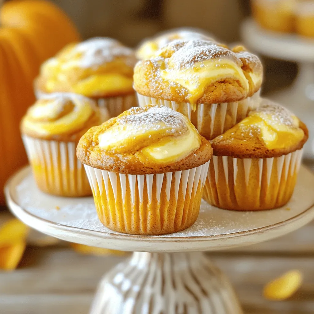 Pumpkin Cream Cheese Swirl Muffins Irresistible Treat